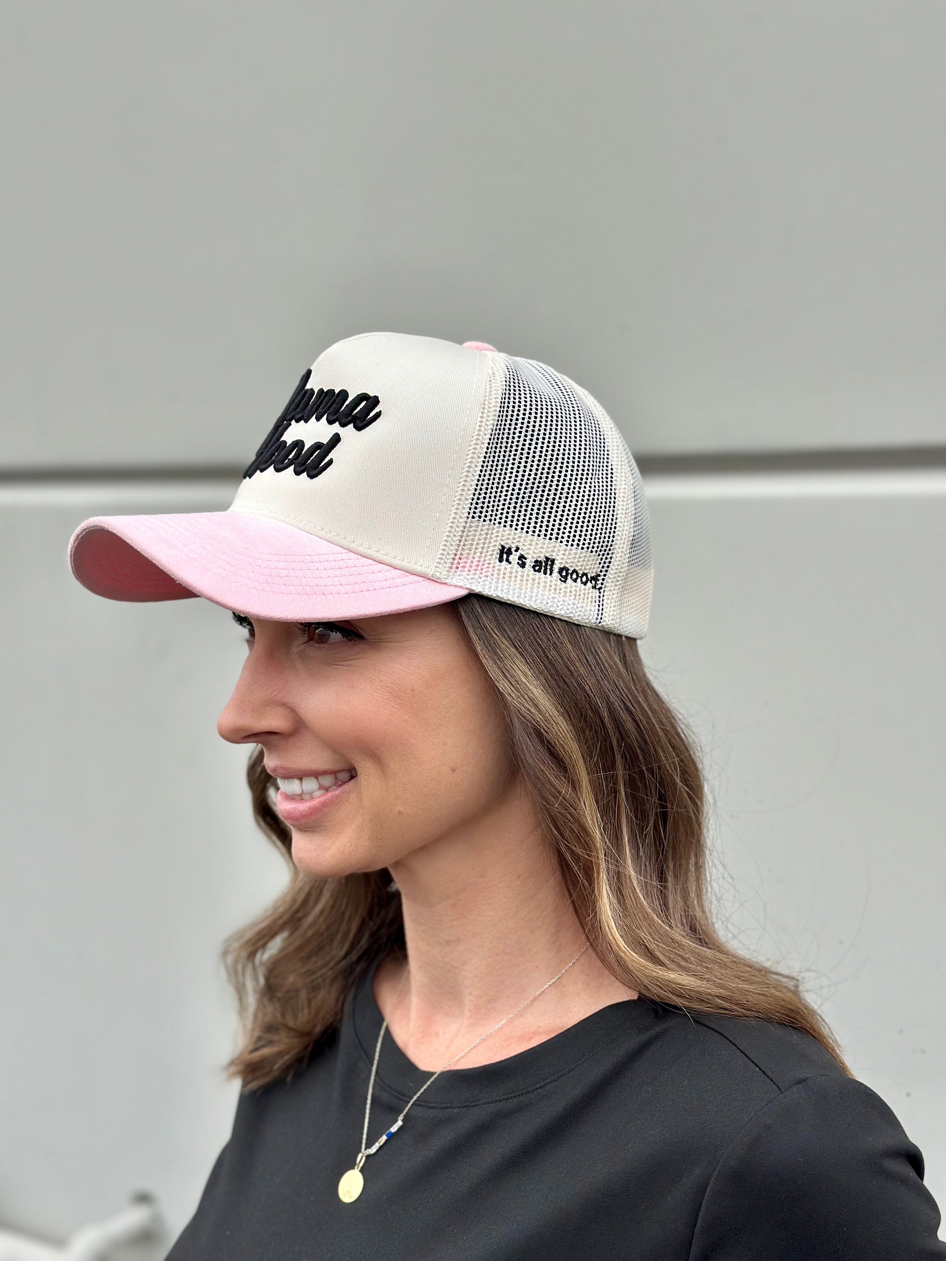 Mama Hood 5 Panel Trucker Snapback