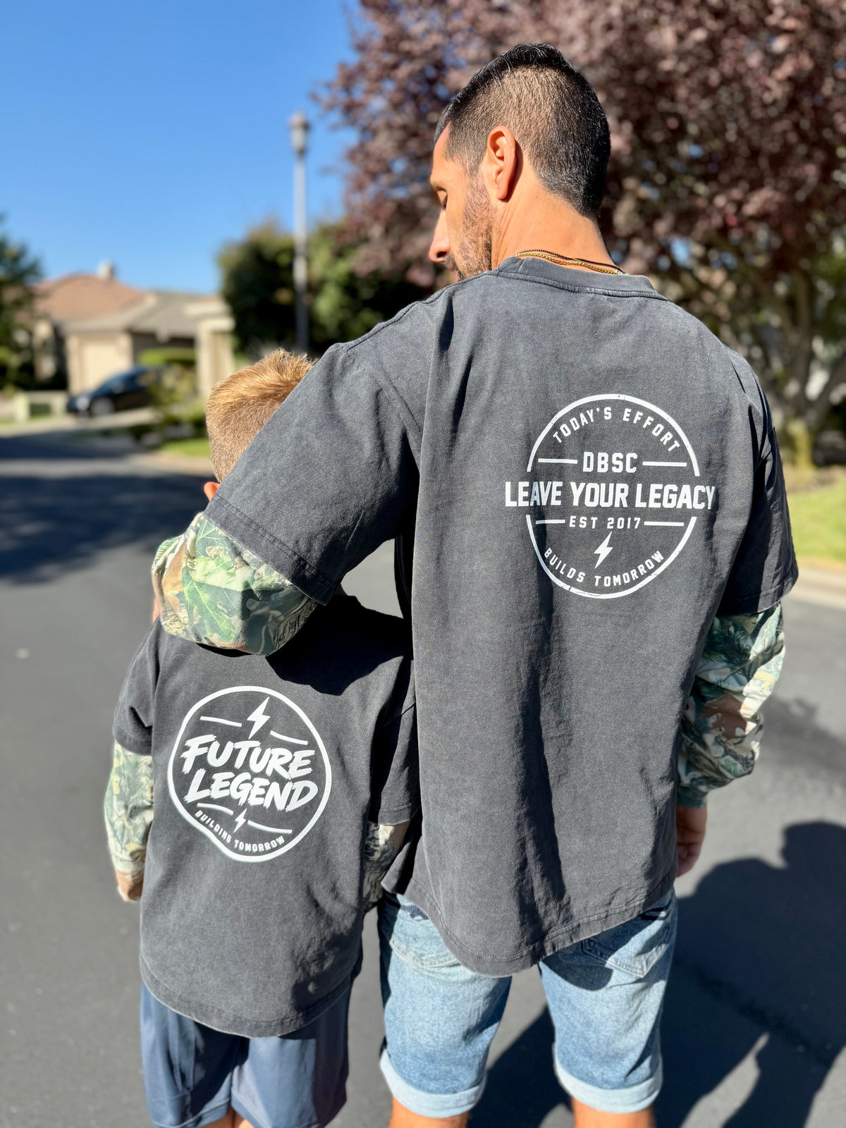 Kids Future Legend - Vintage Black/Tree Camo Long Sleeve