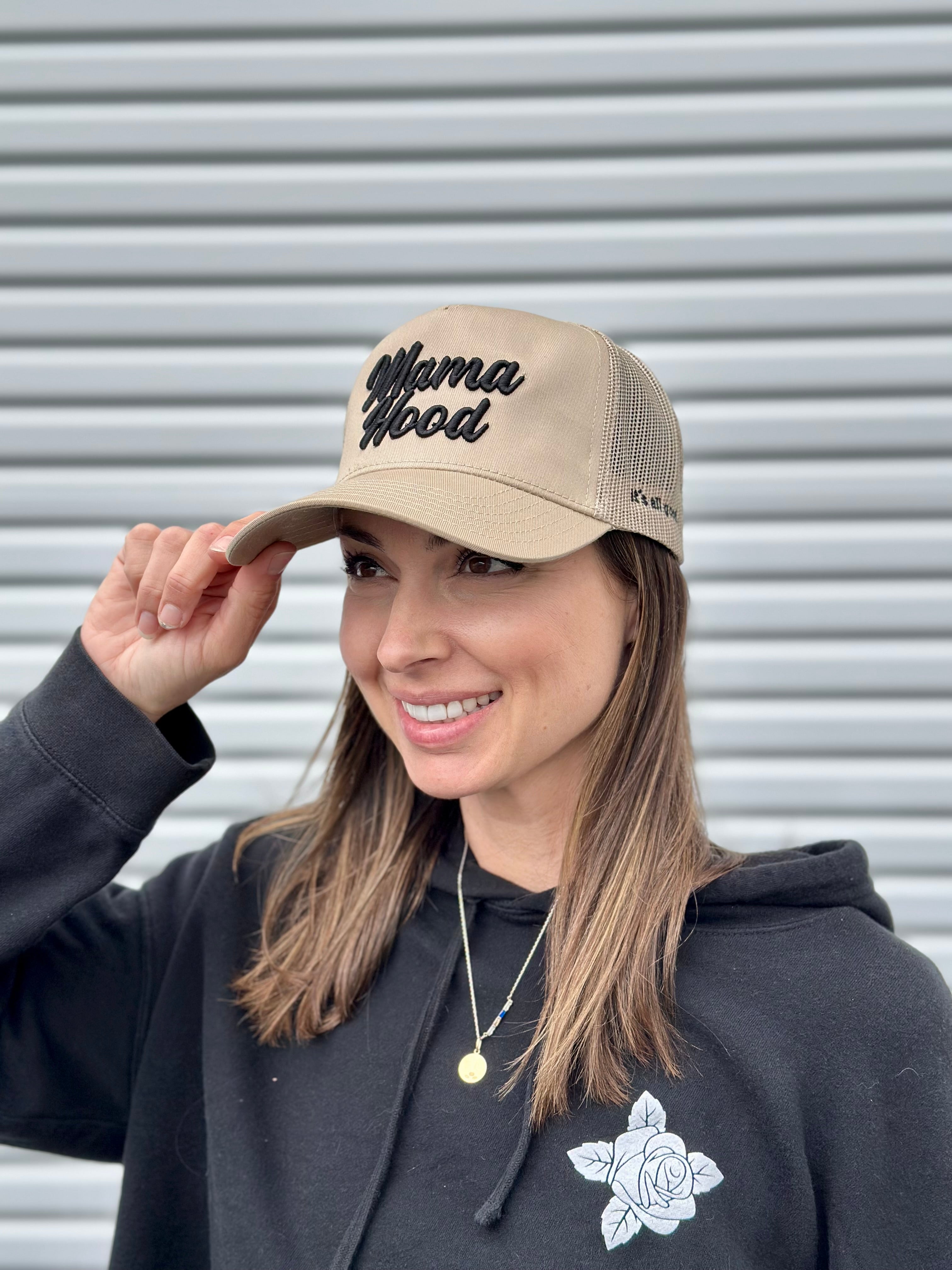 Mama Hood 5 Panel Trucker Snapback