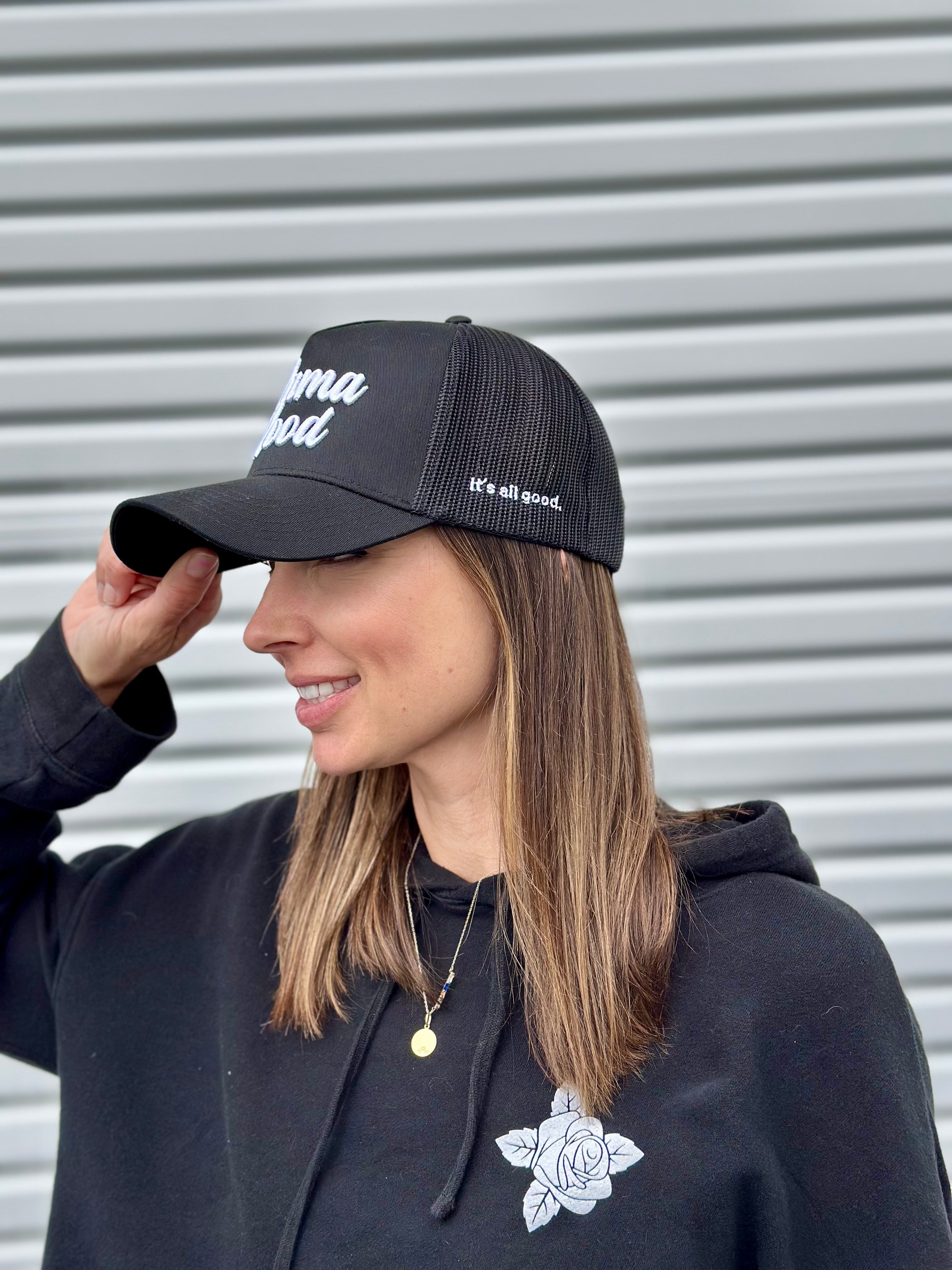 Mama Hood 5 Panel Trucker Snapback