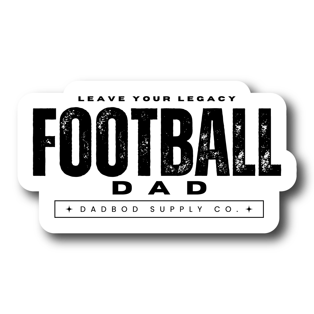 Football Dad Sticker