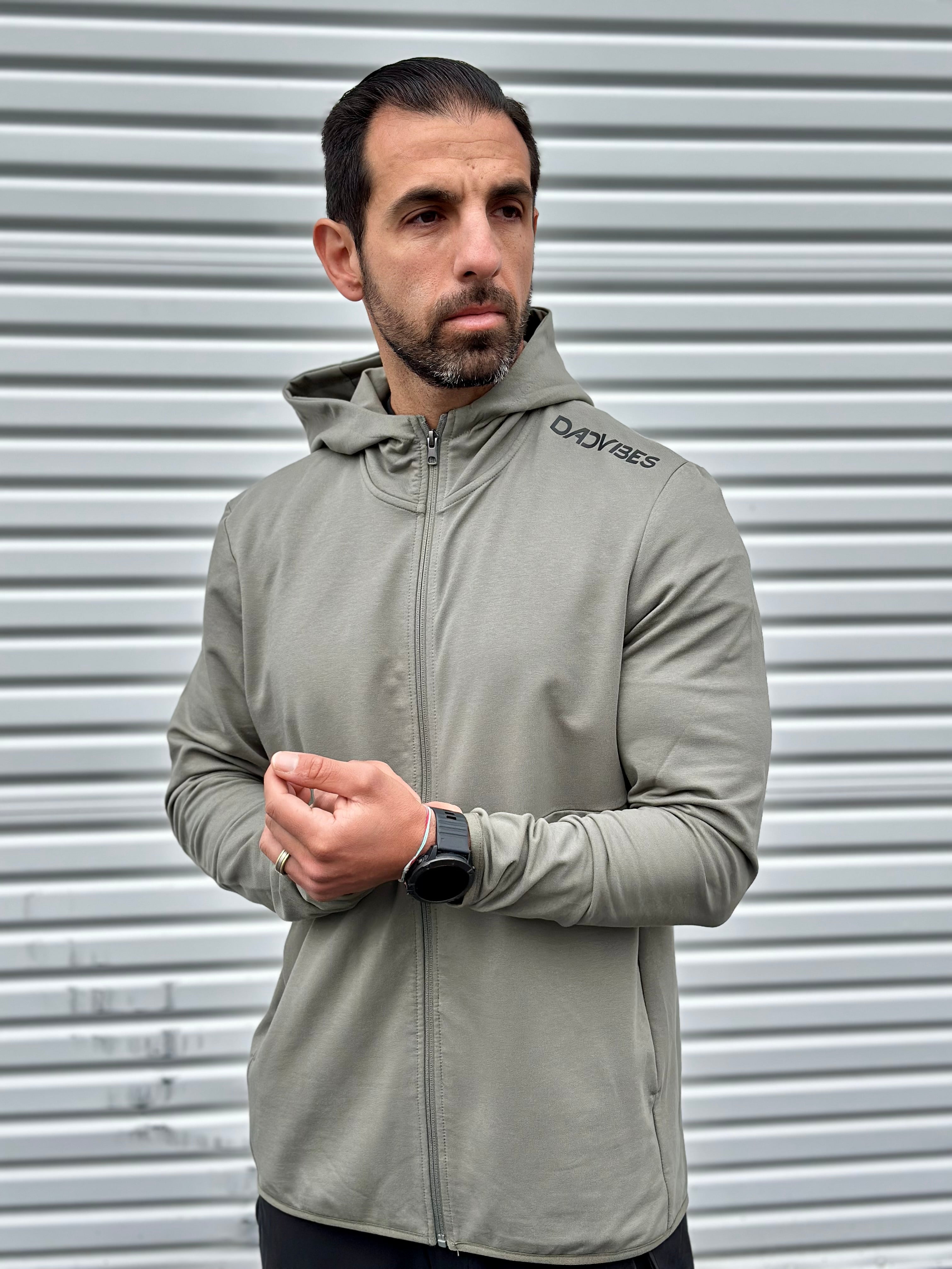 Dadvibes Active Zip Up Hoodie