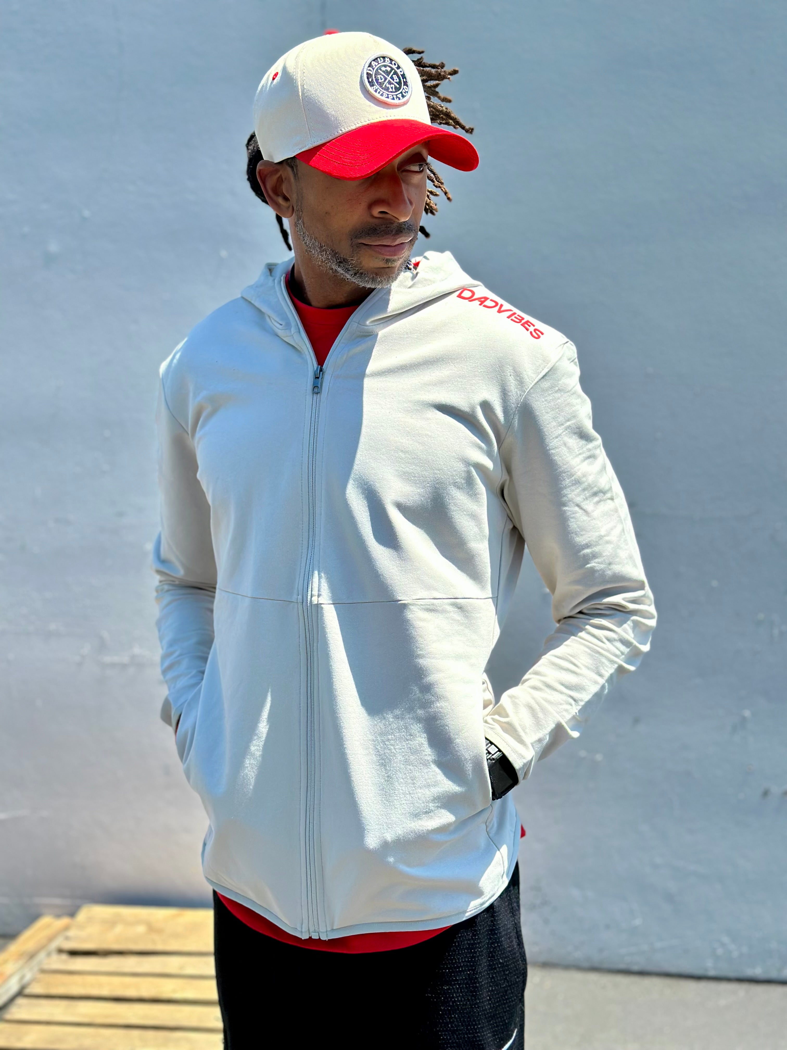 Dadvibes Active Zip Up Hoodie