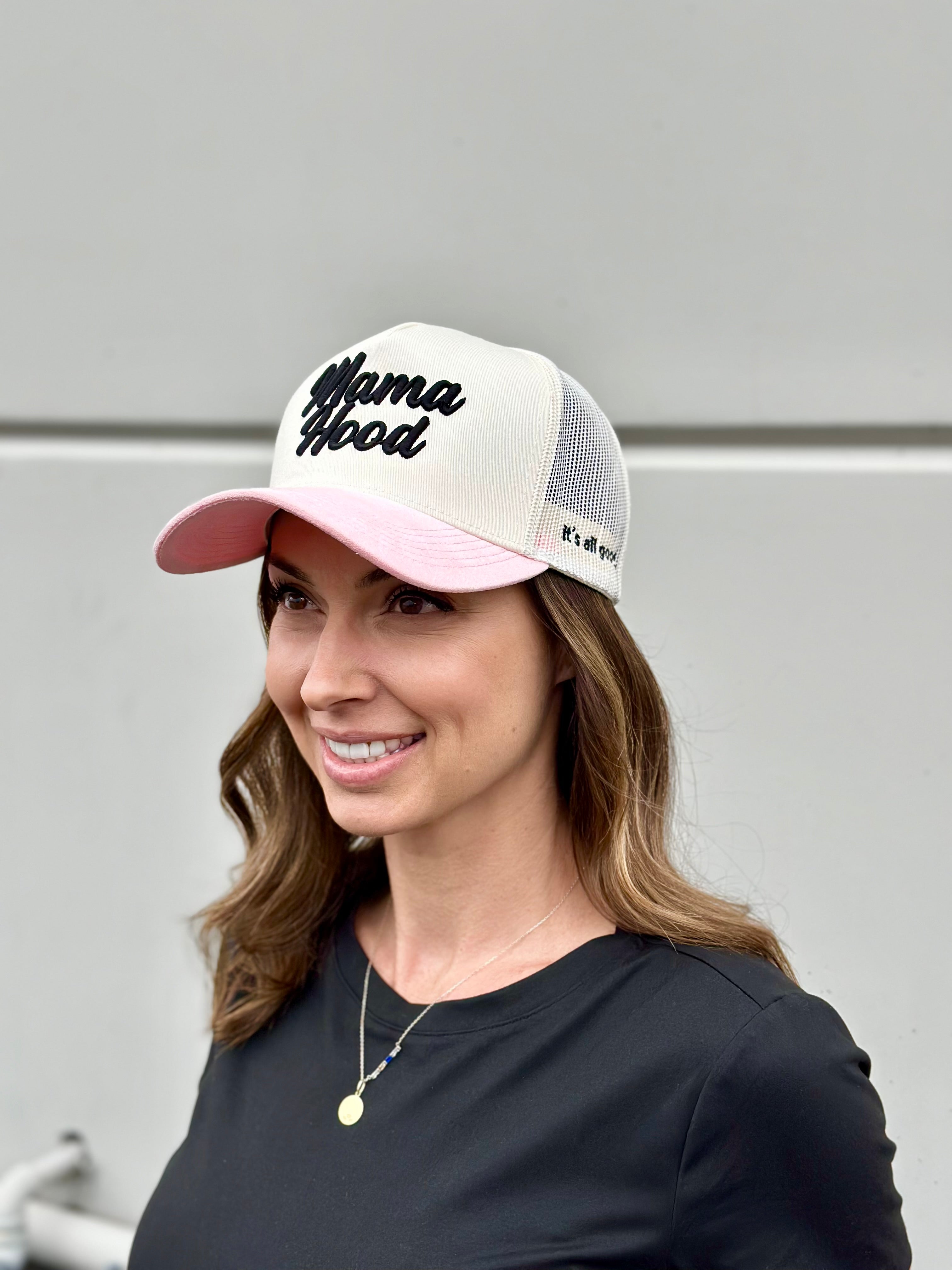 Mama Hood 5 Panel Trucker Snapback