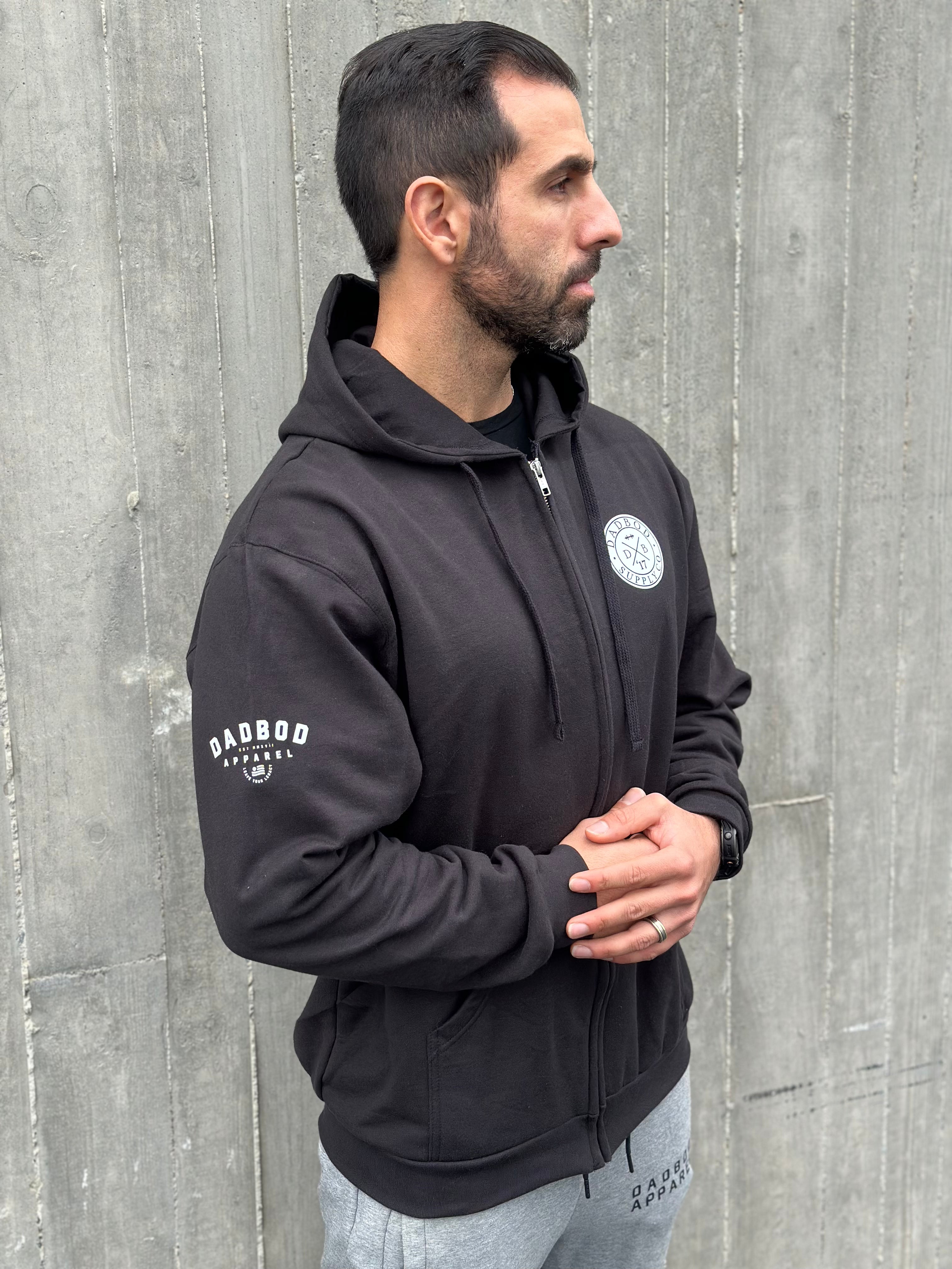 Dadbod Classics Zip Up Hoodie