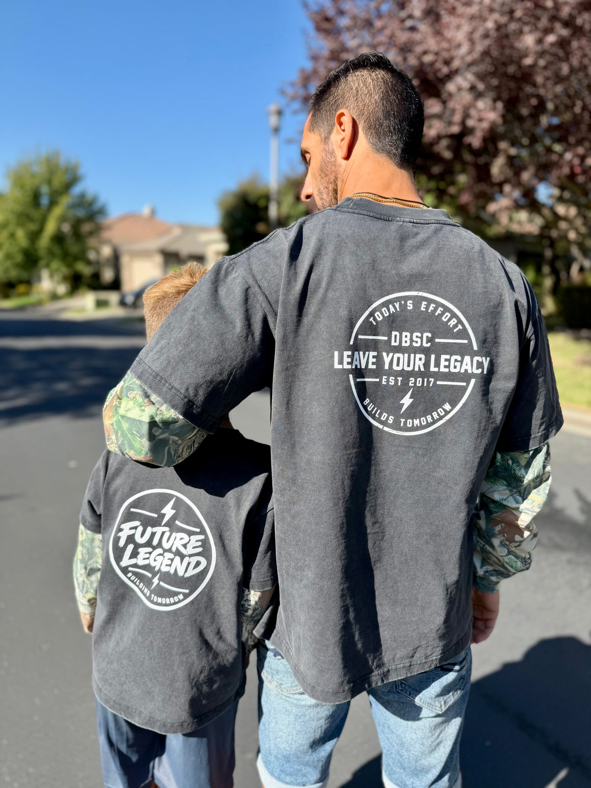 Leave Your Legacy - Vintage Black/Tree Camo Long Sleeve