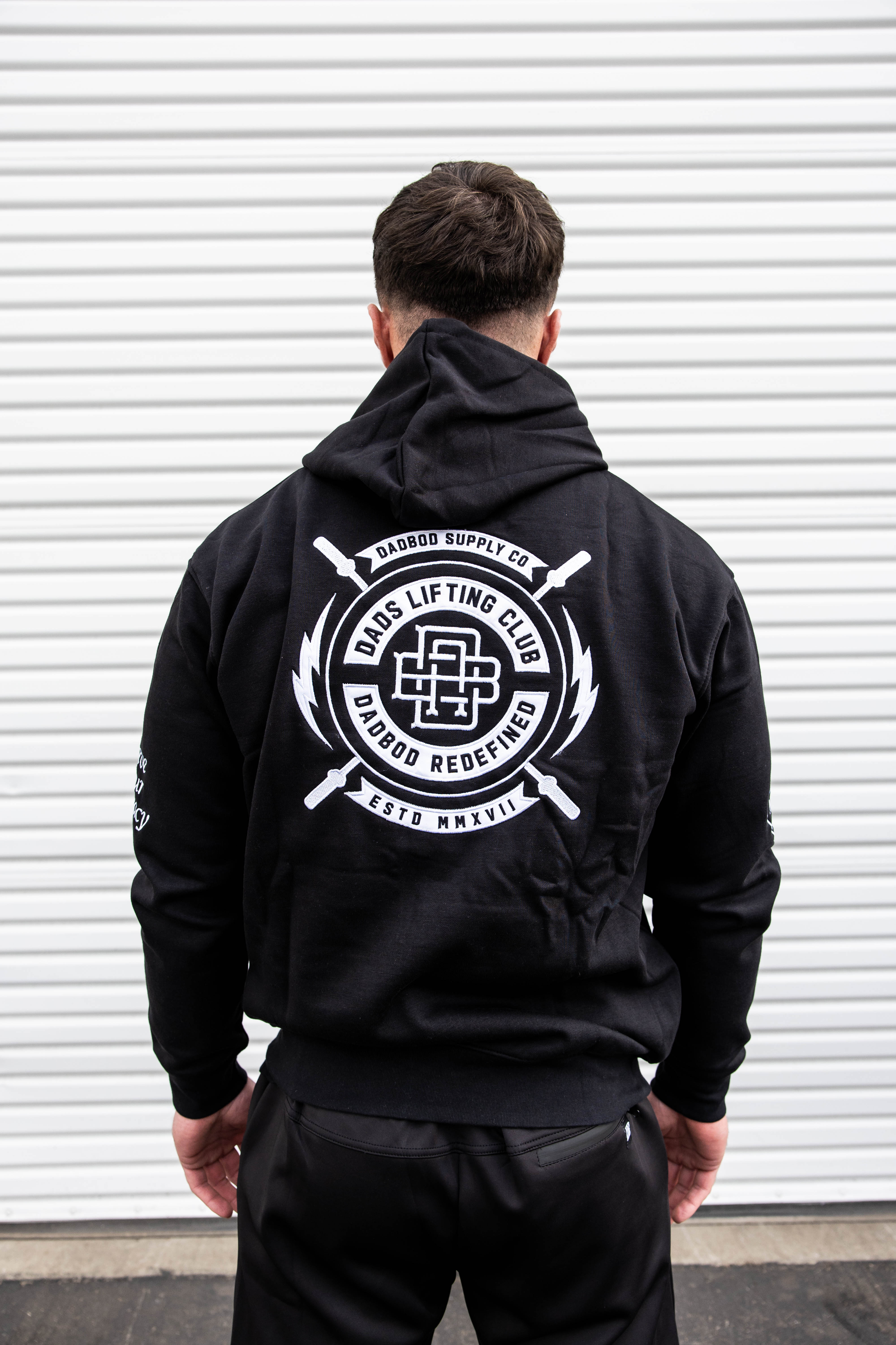 Dads Lifting Club Zip Up Hoodie