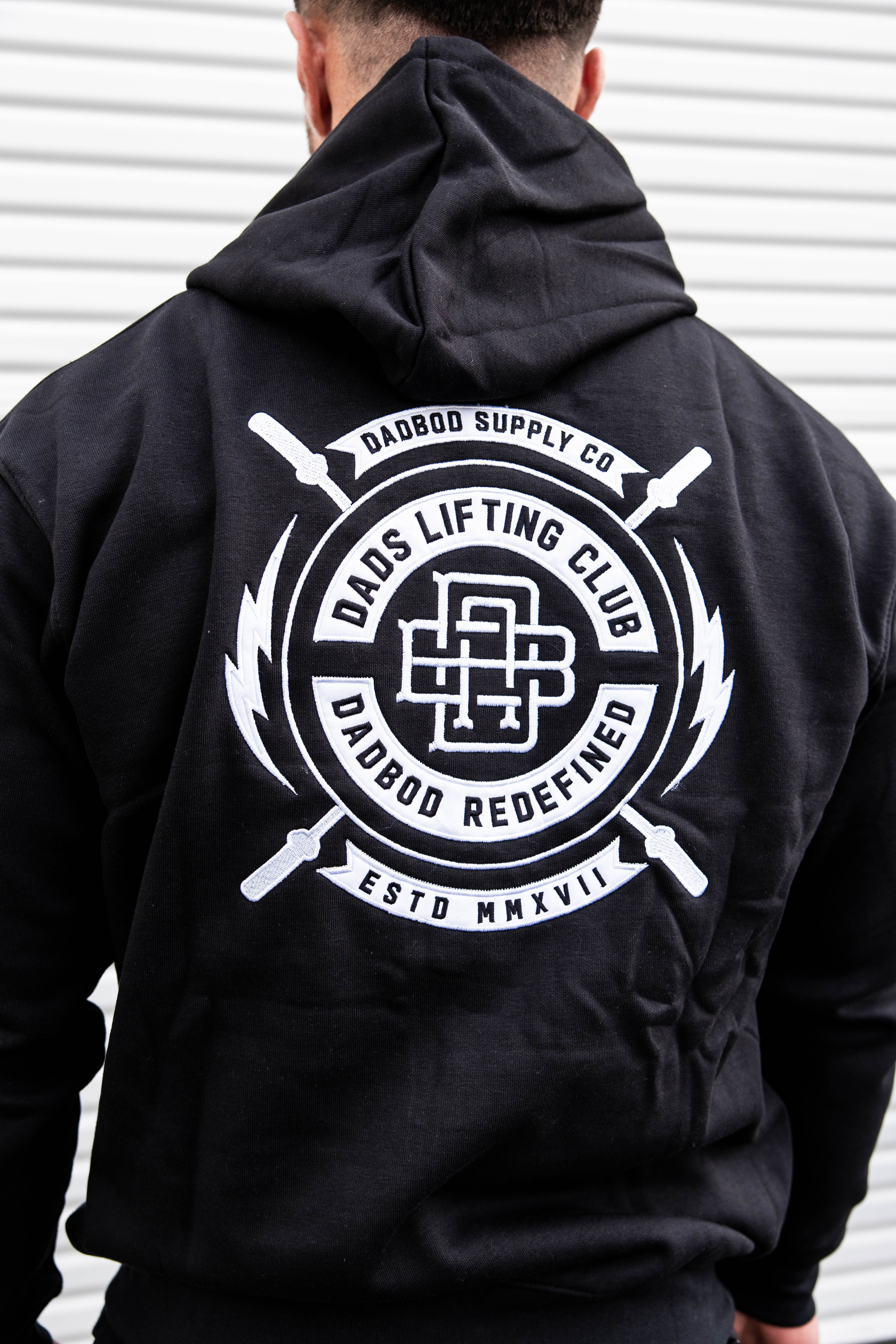 Dads Lifting Club Zip Up Hoodie