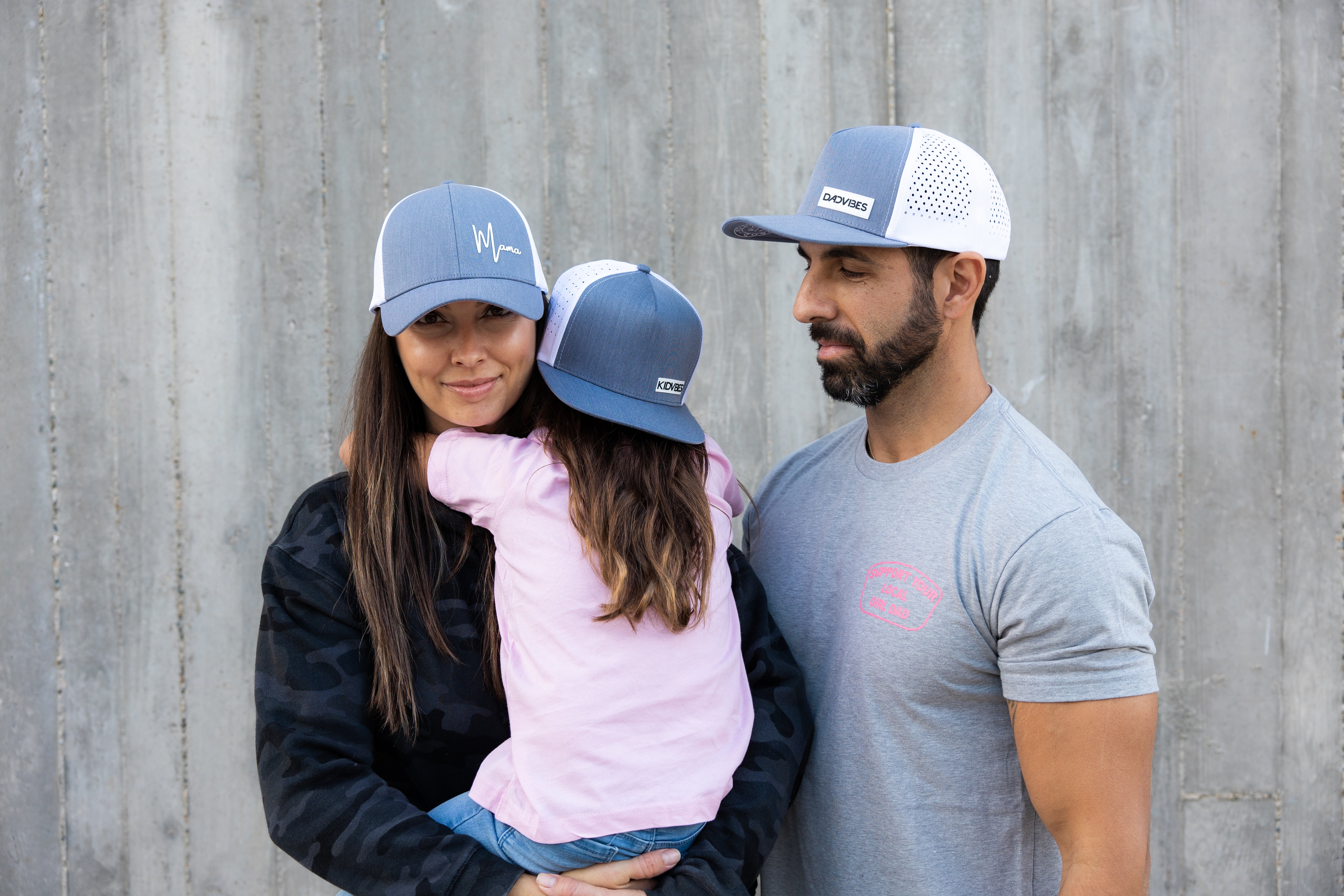 Premium Active Mama Hat (Heather Grey/White)