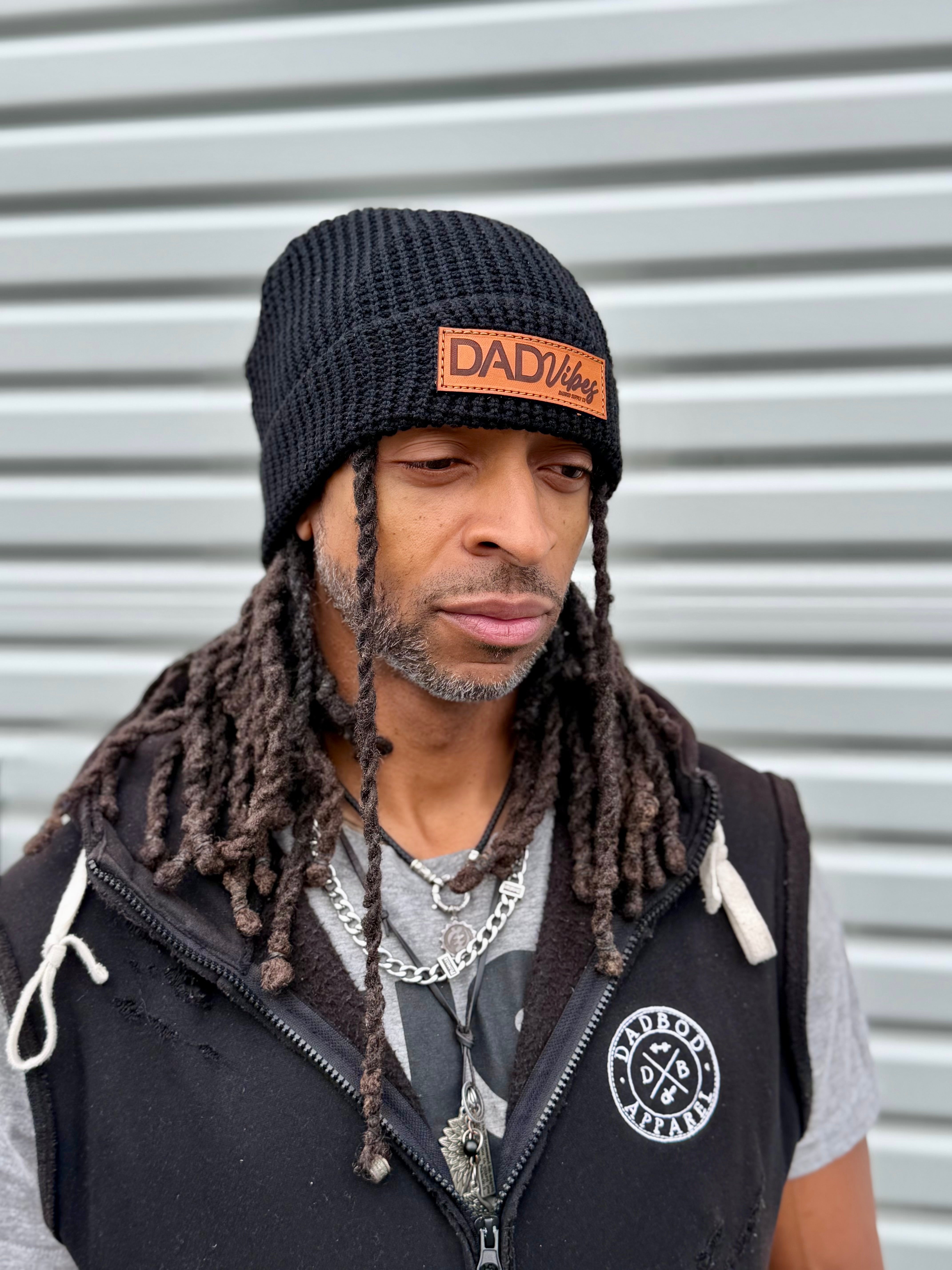 Waffle-Knit Cuffed Beanie