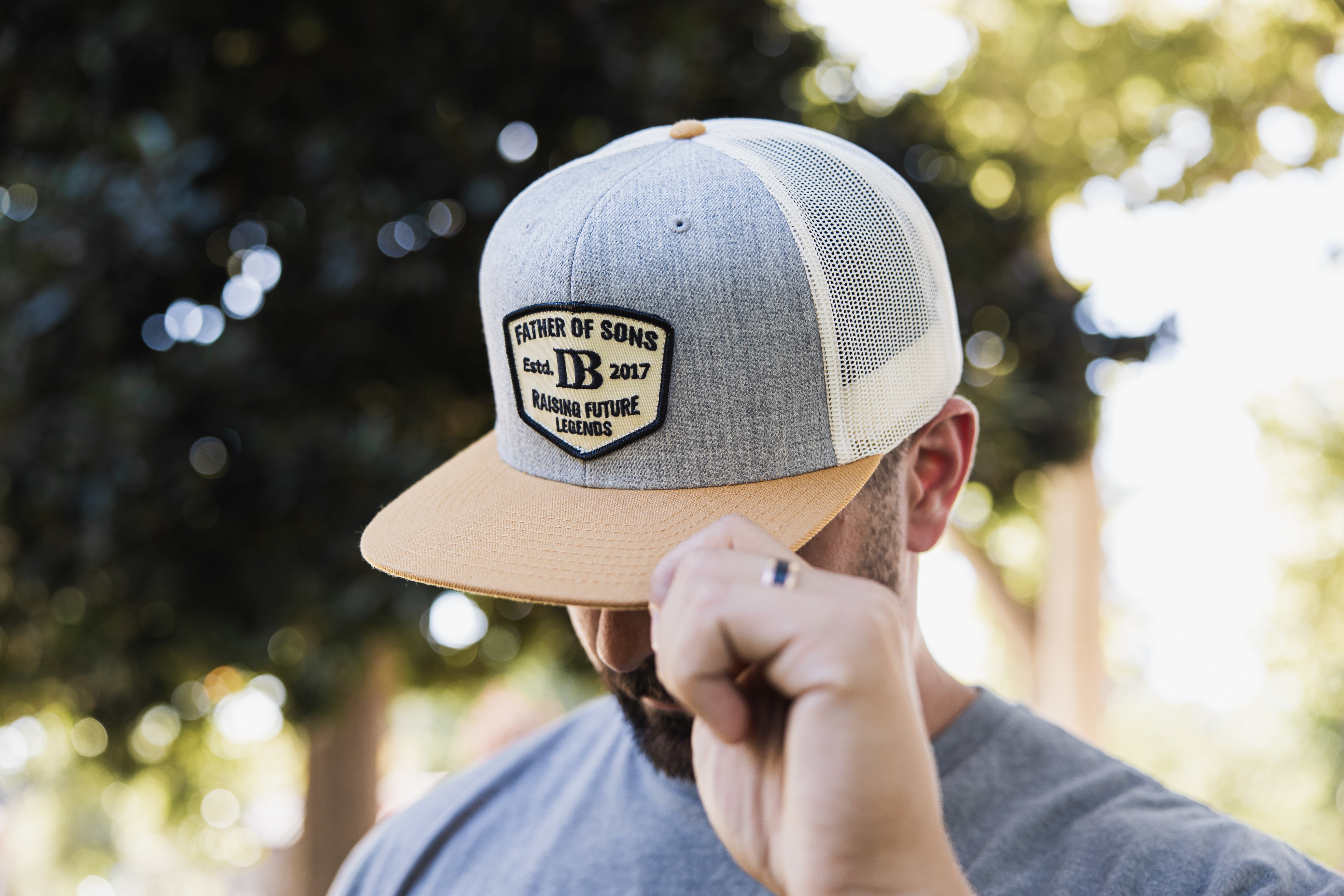 Father Of Sons Patch Hat