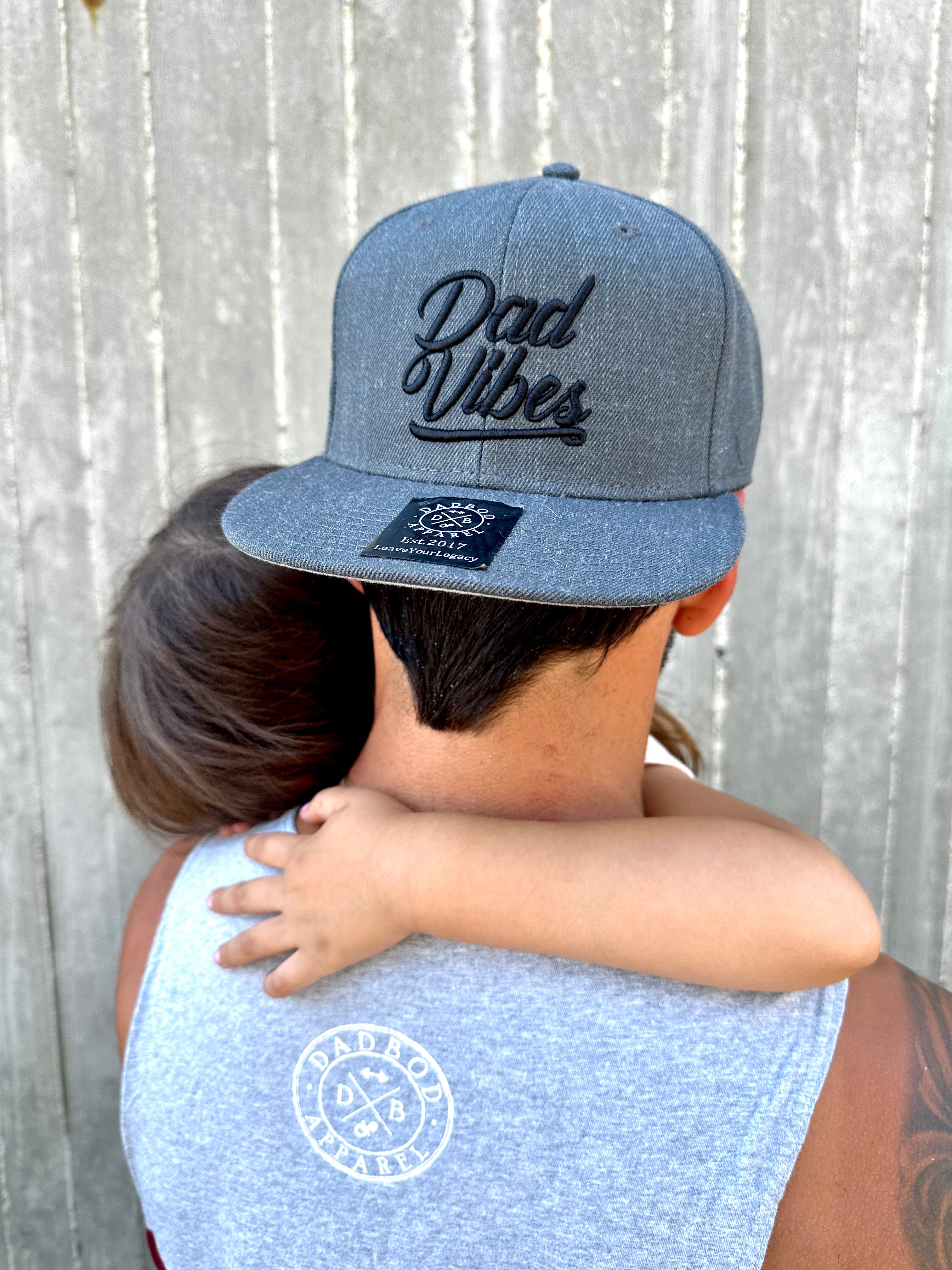 DadVibes Script Heather Charcoal Hat