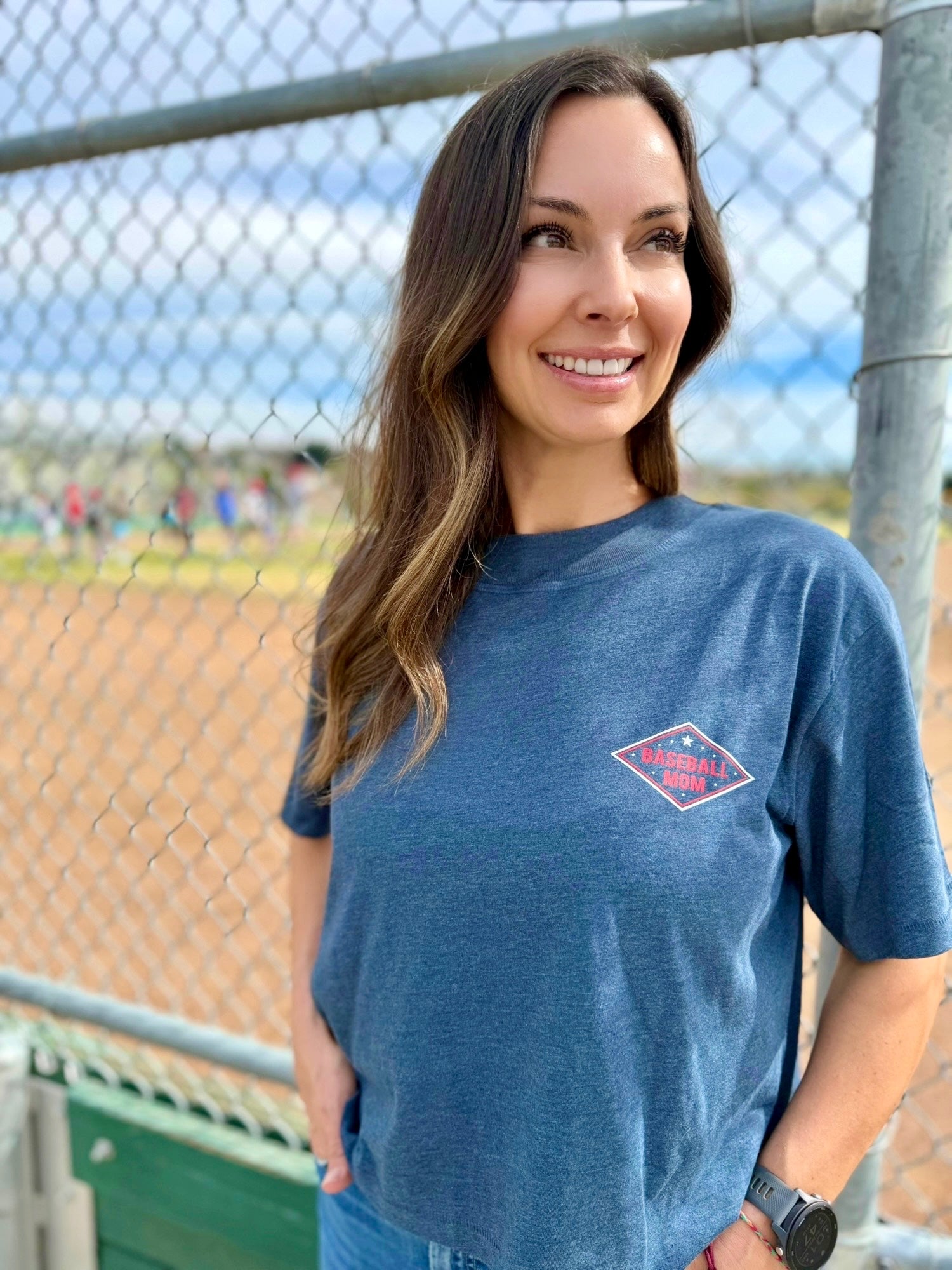 Baseball Moms Crop Shirt
