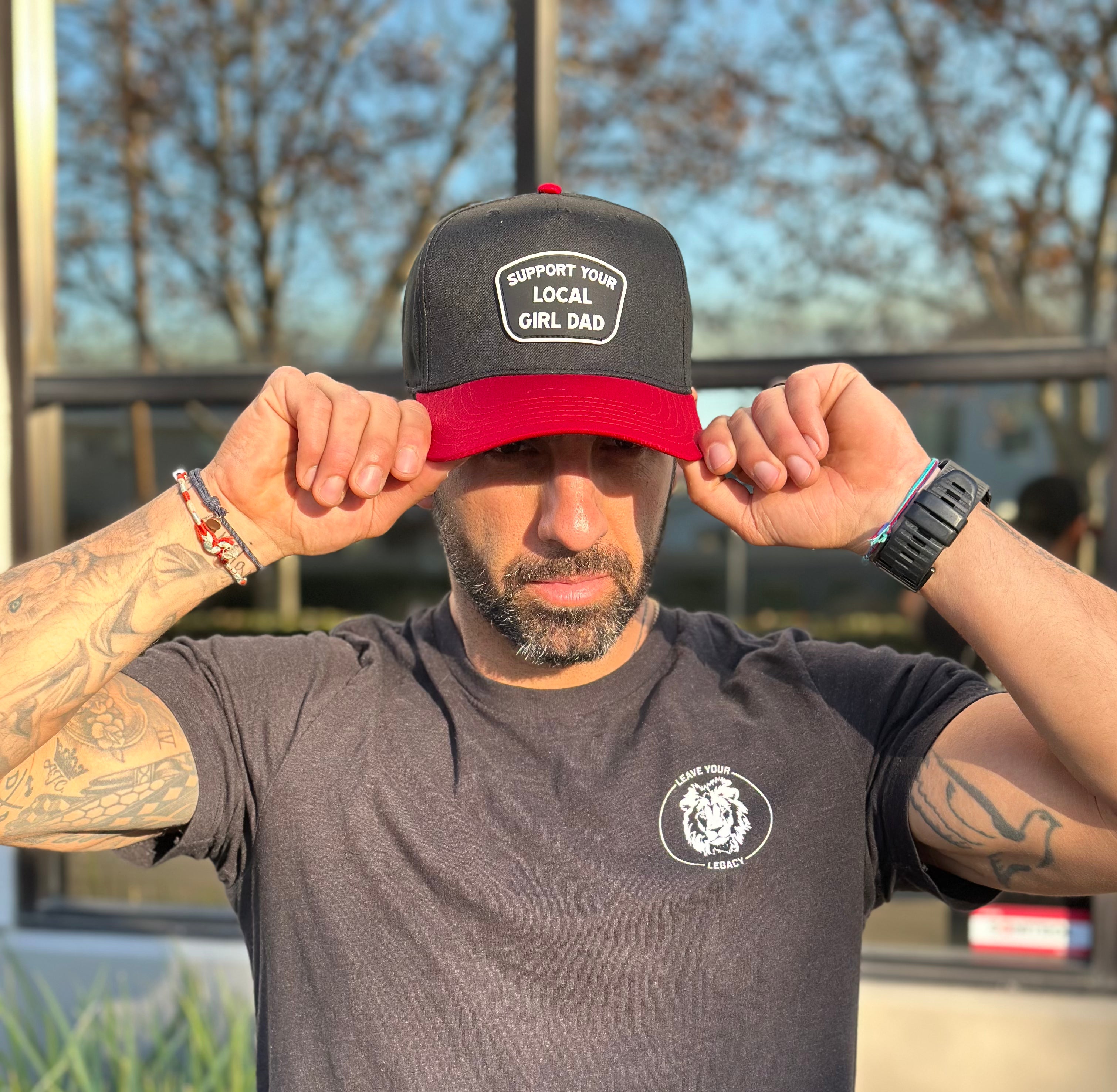 Support Your Local Girl Dad 5-Panel (NO-L)