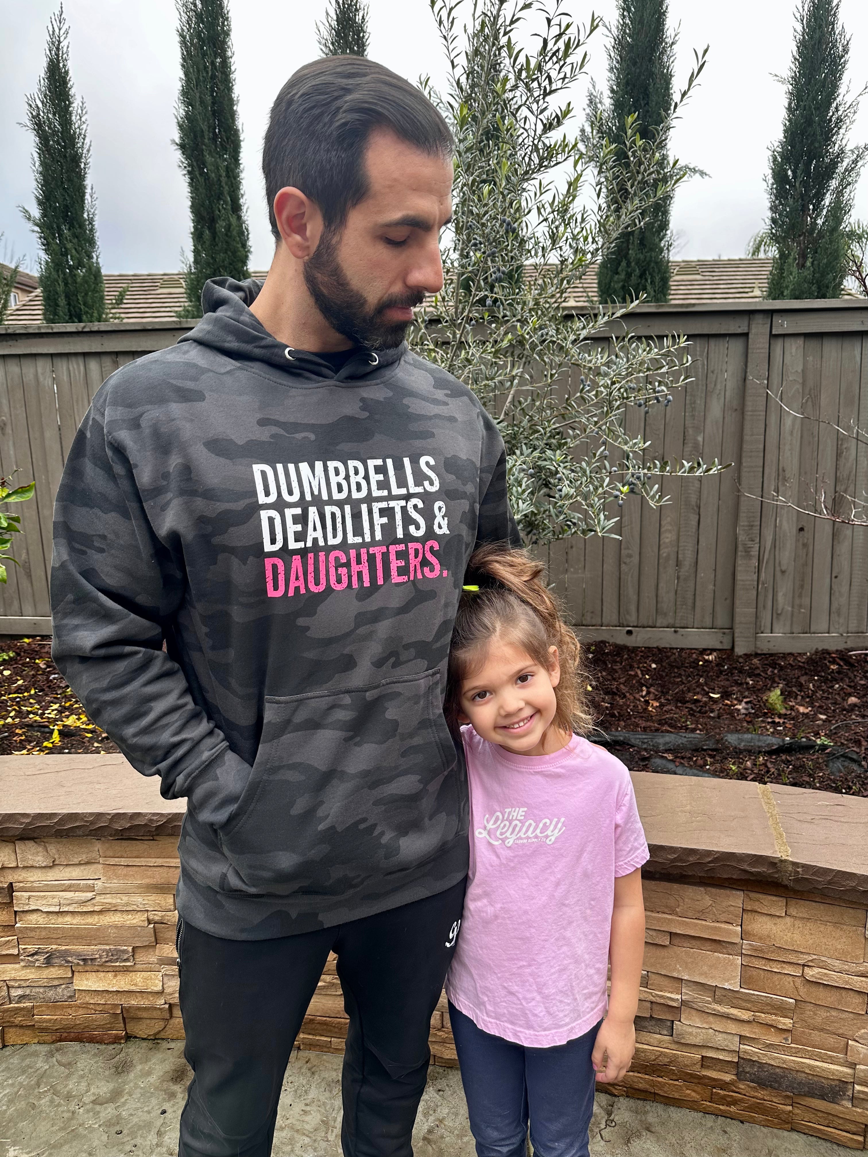 Dumbbells Deadlifts & Daughters Hoodie