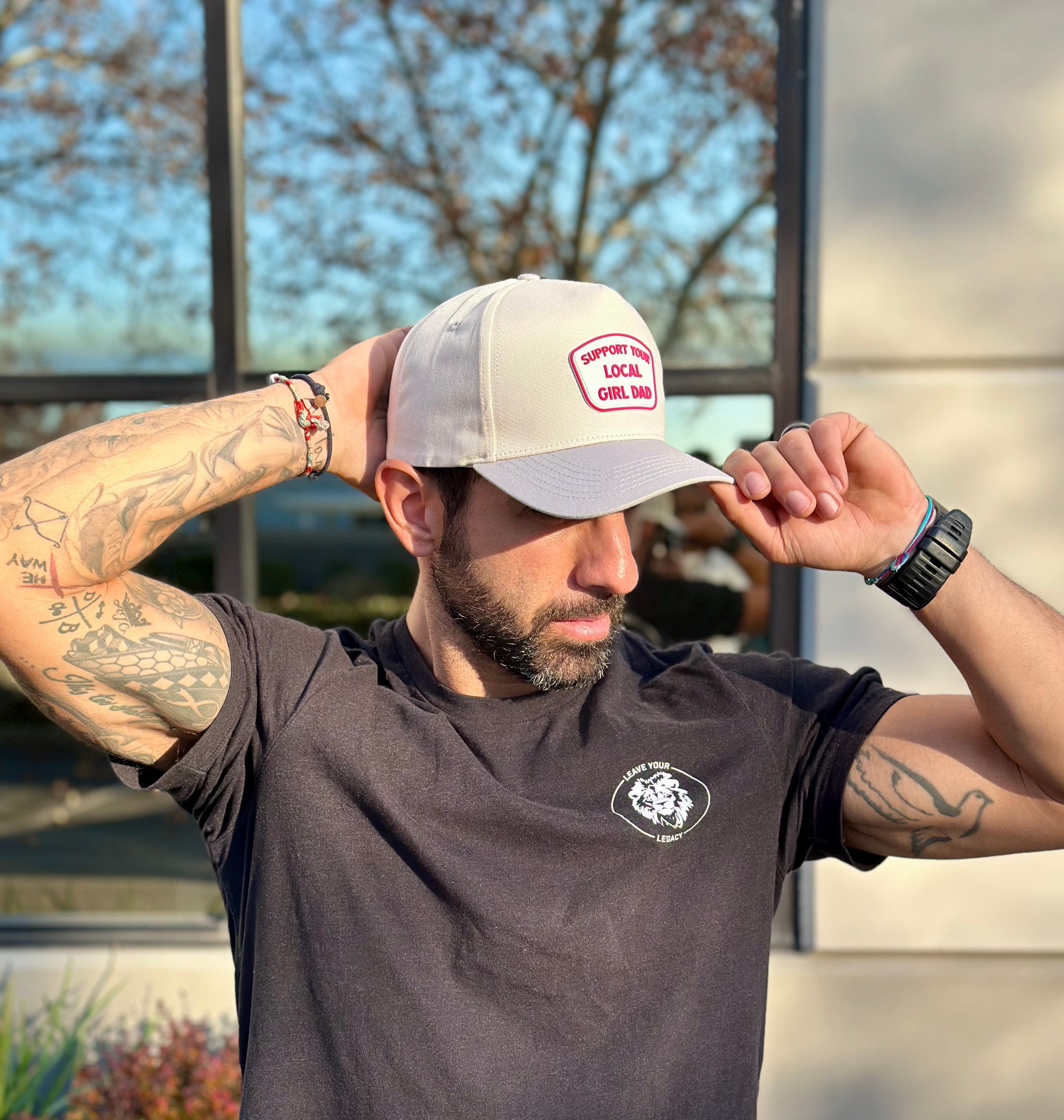 Support Your Local Girl Dad 5-Panel (Frosted)