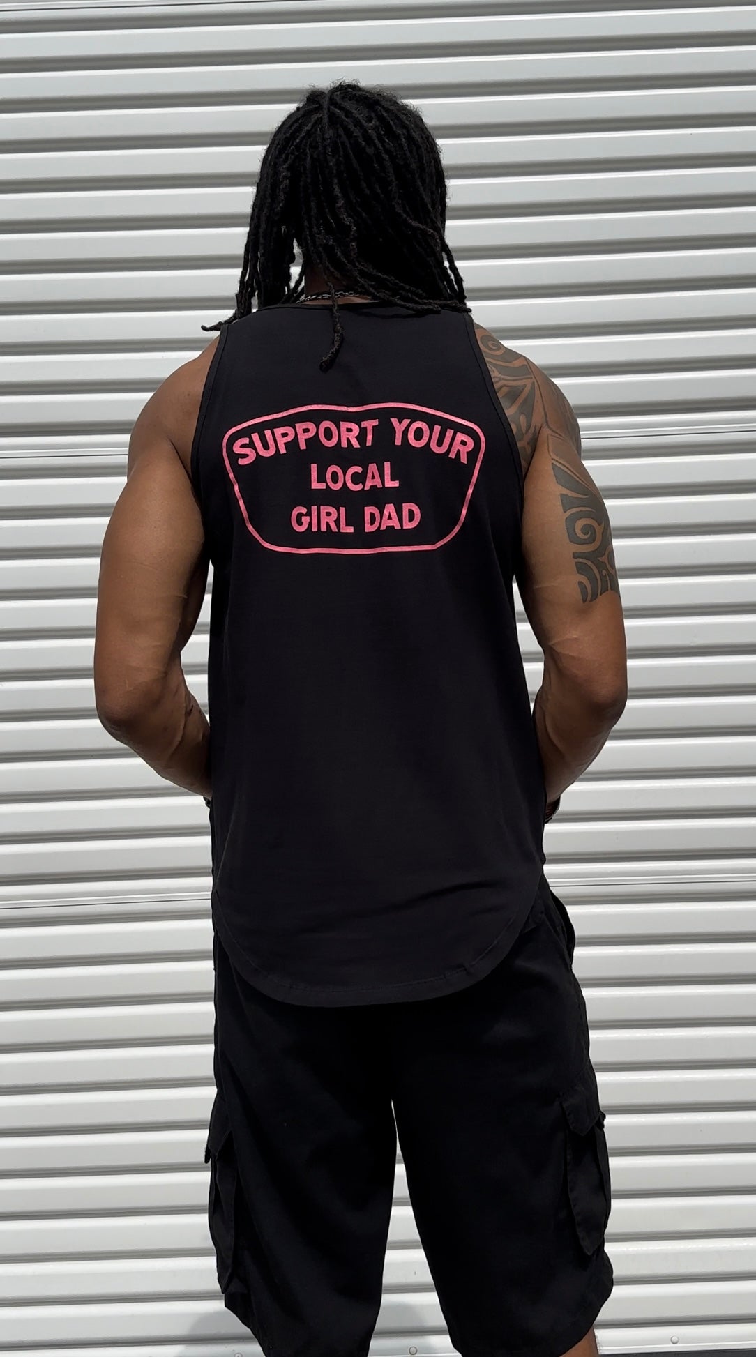 Support Your Local Girl Dad Lifestyle Tank