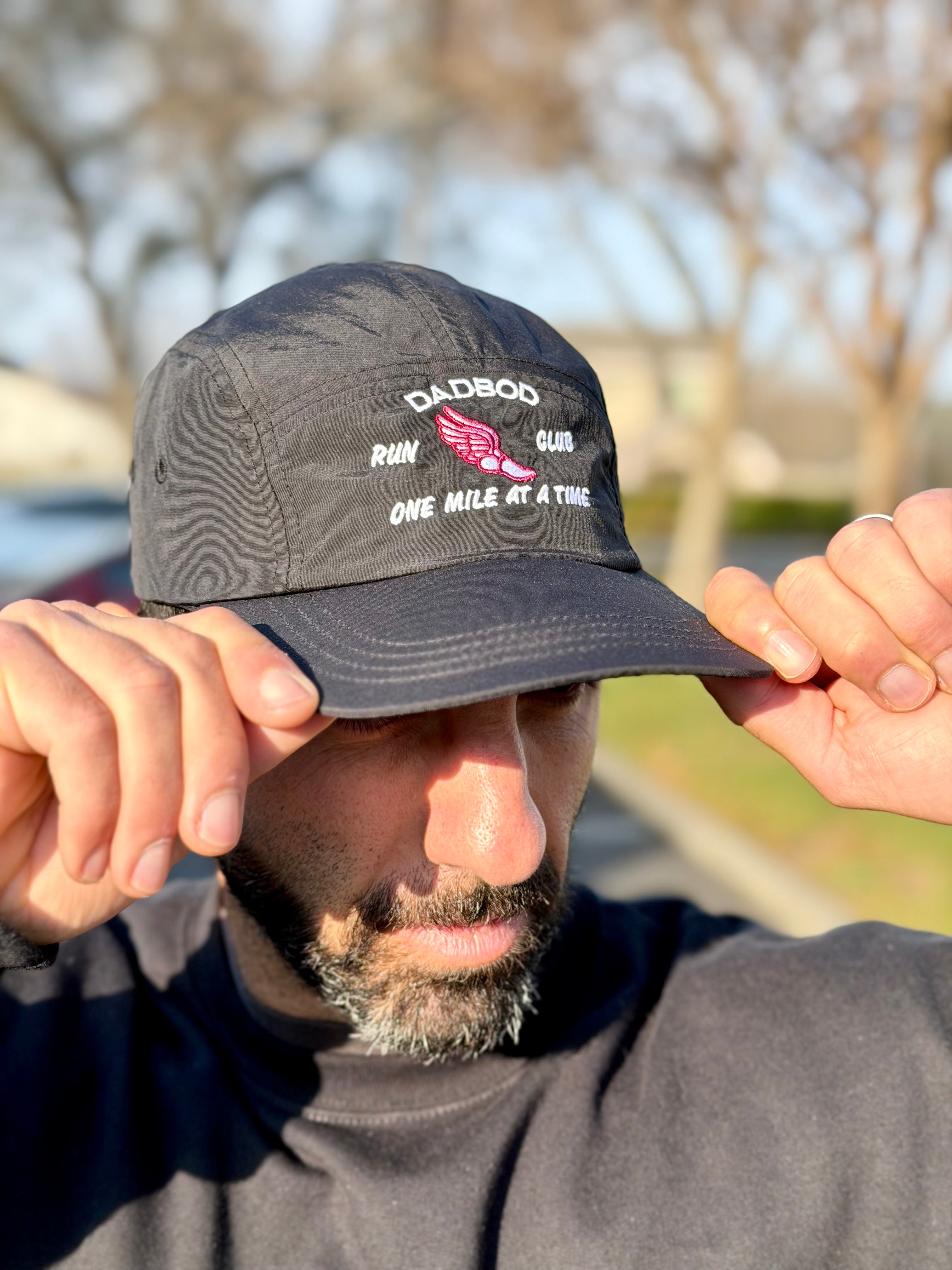Dadbod Running Athletic Hat - Velocity Noir