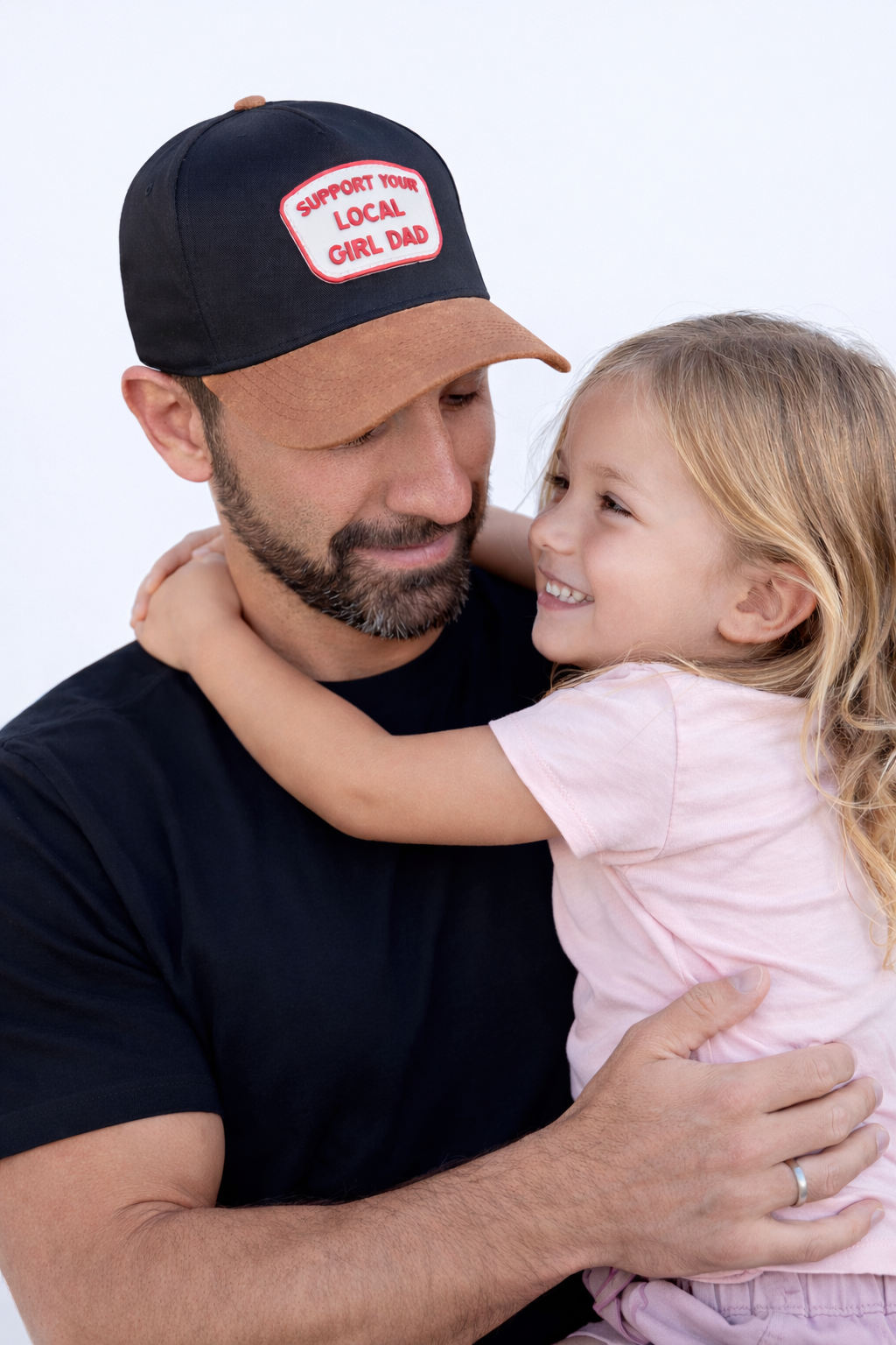 Support Your Local Girl Dad (The Outlaw) - LEATHER Bill Edition