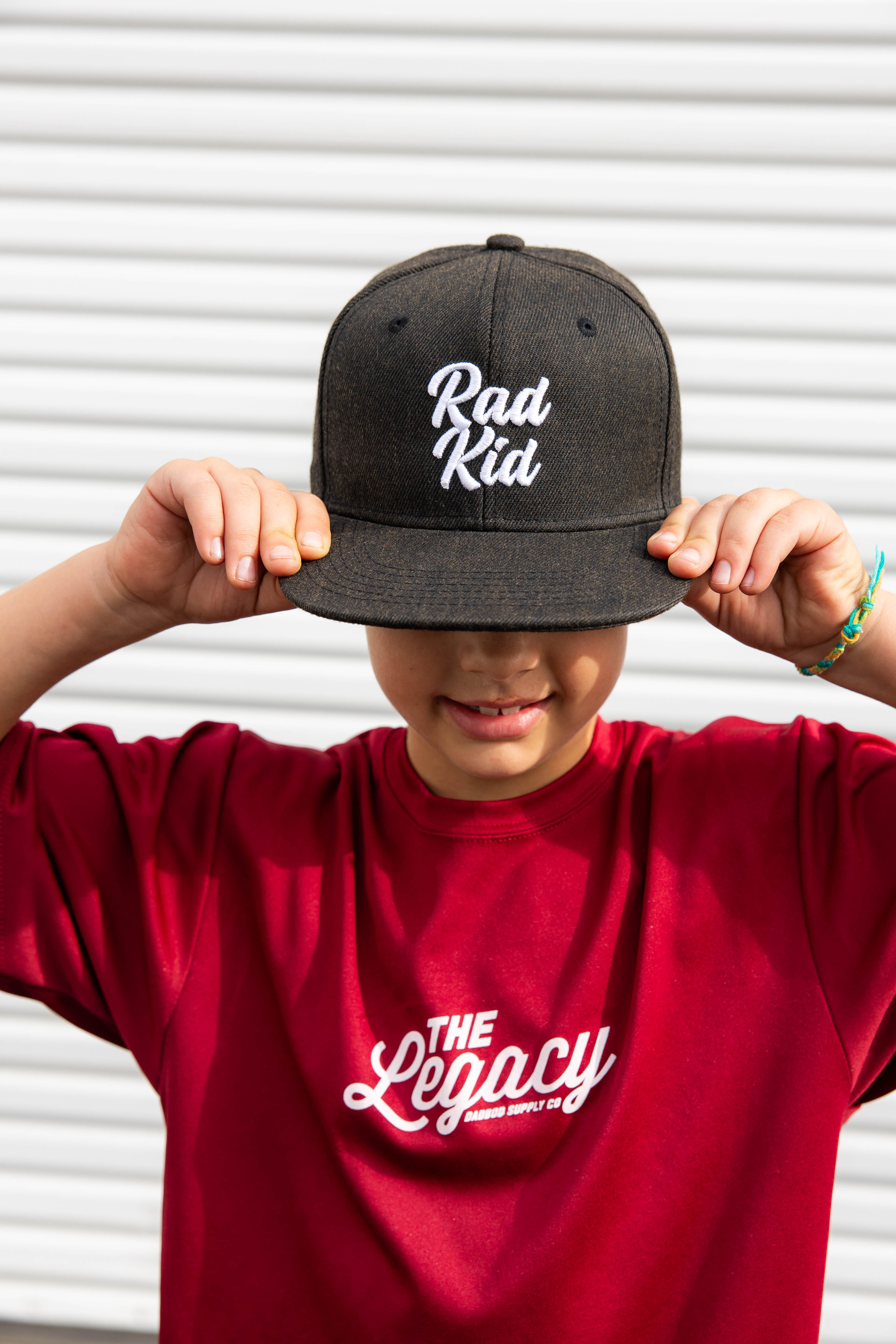 Rad Kid Dark Charcoal Snapback