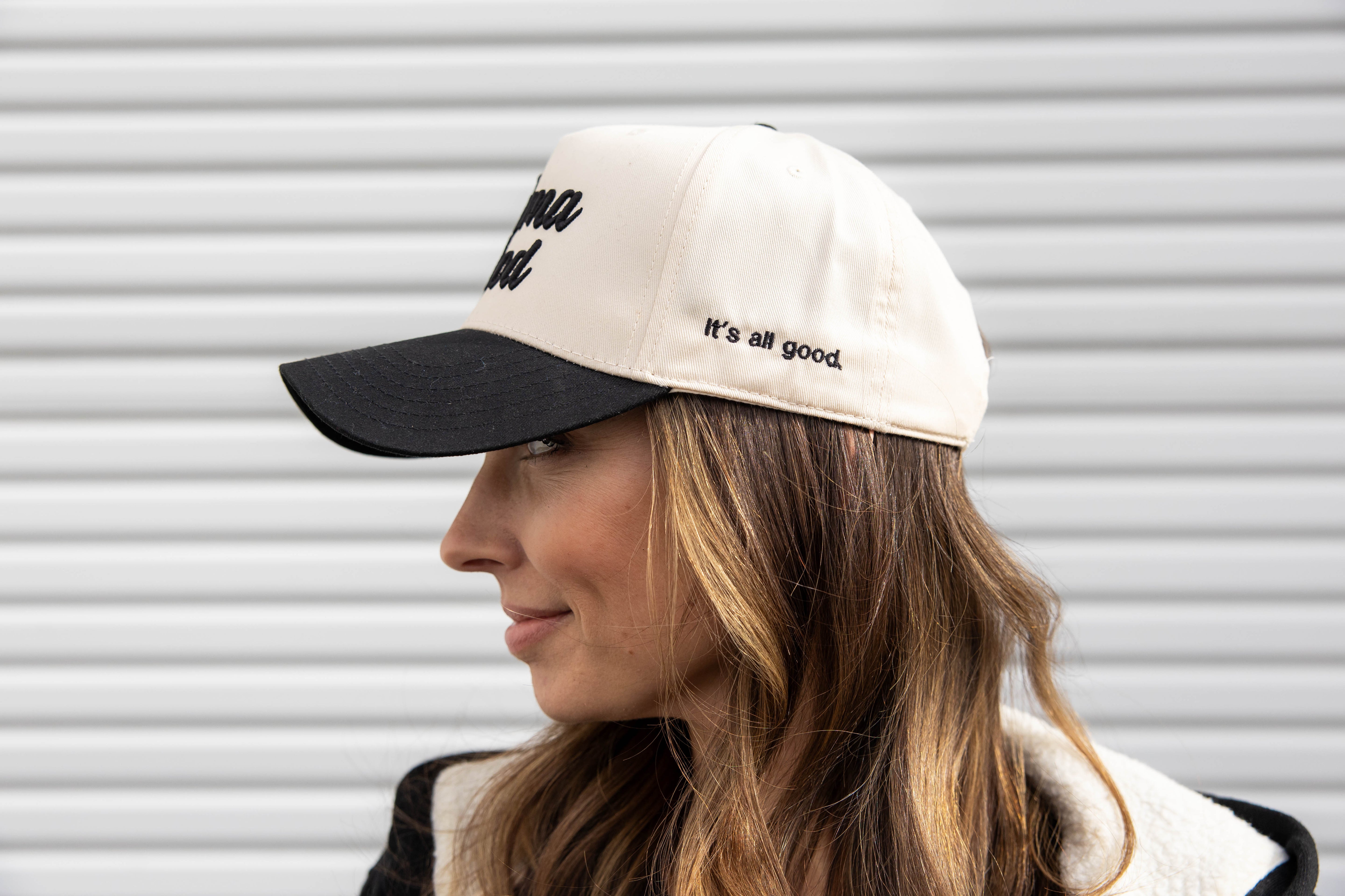 Mama Hood 5 Panel Snapback
