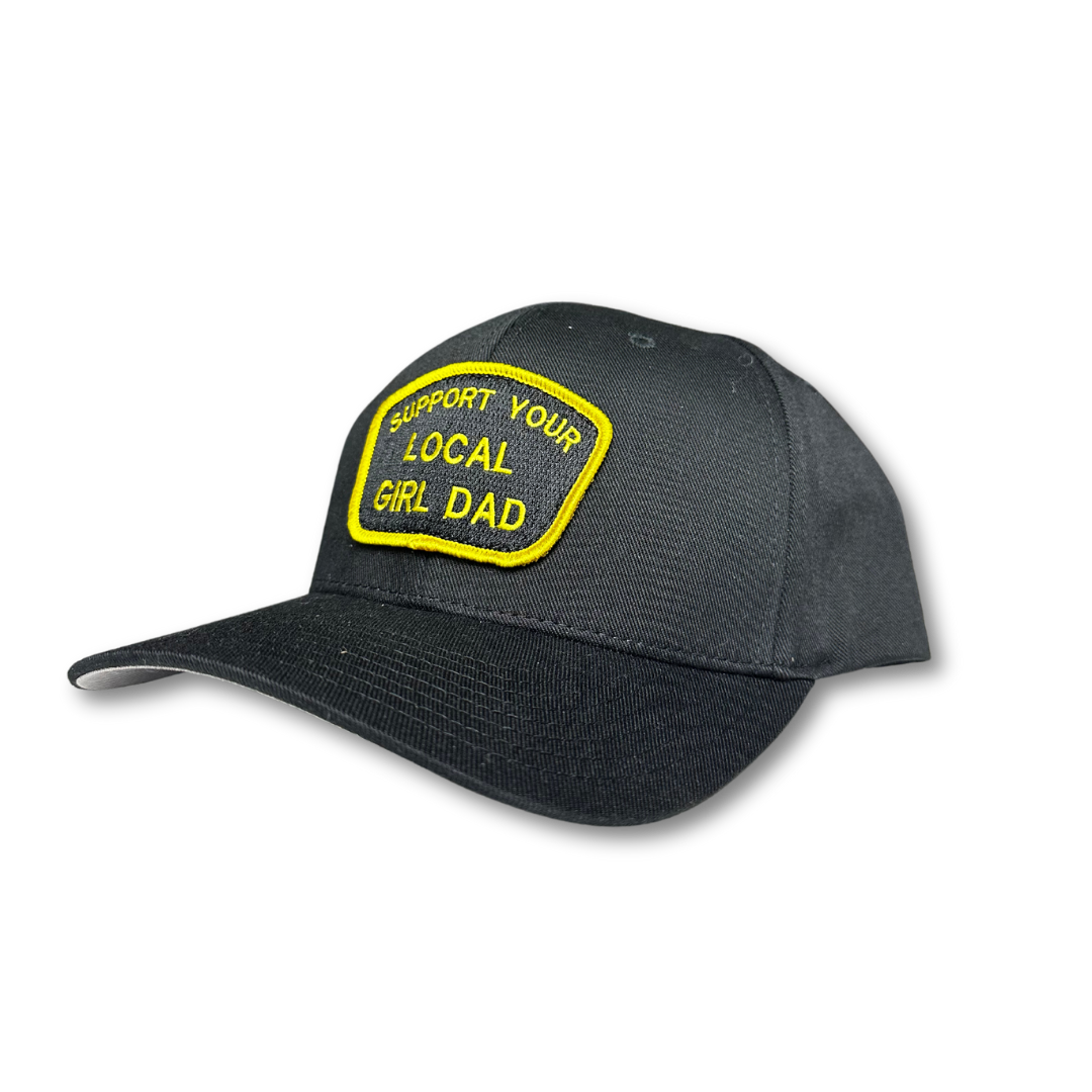 Support Your Local Girl Dad Flexfit Hat (XL)