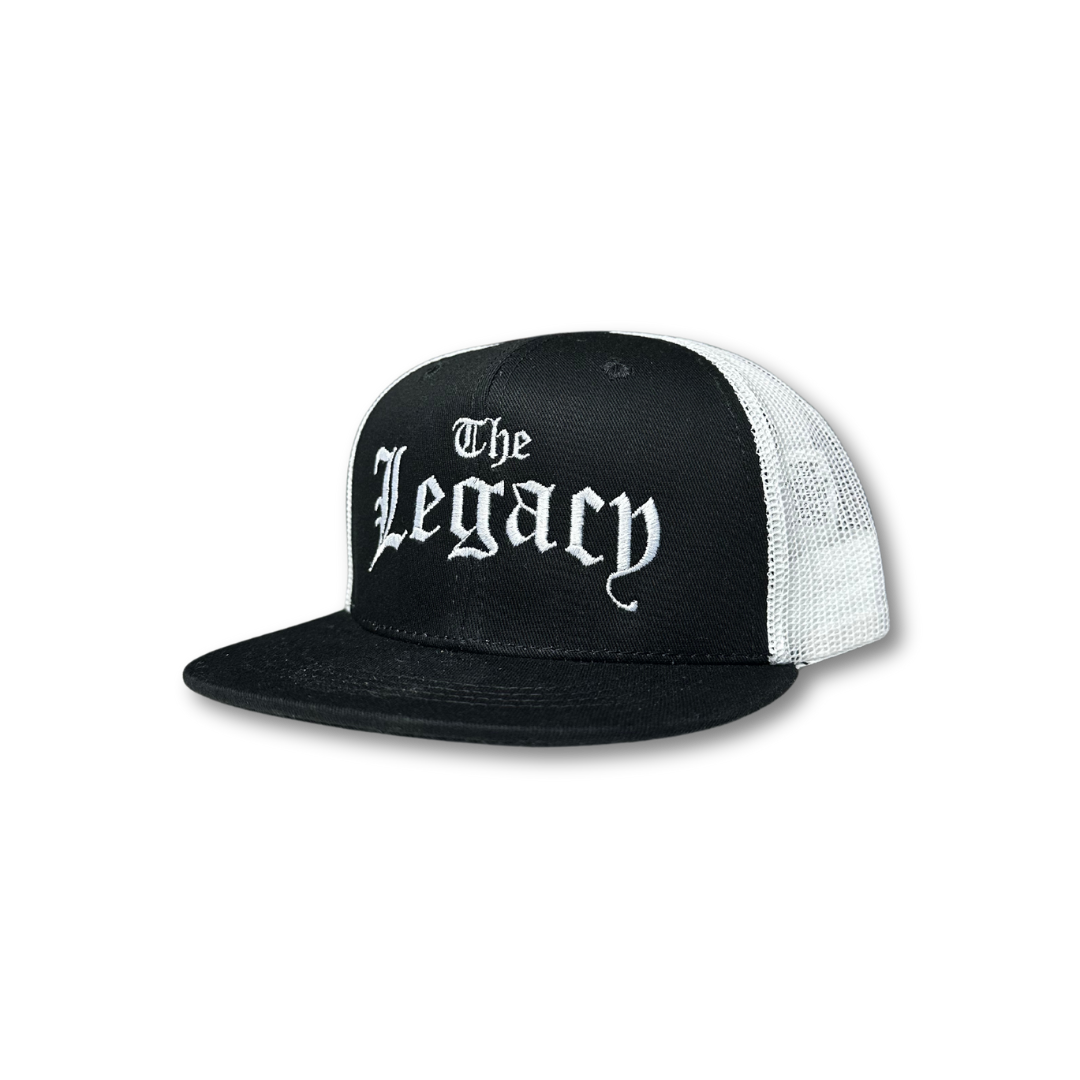 The Legacy Black/White Mesh Snapback