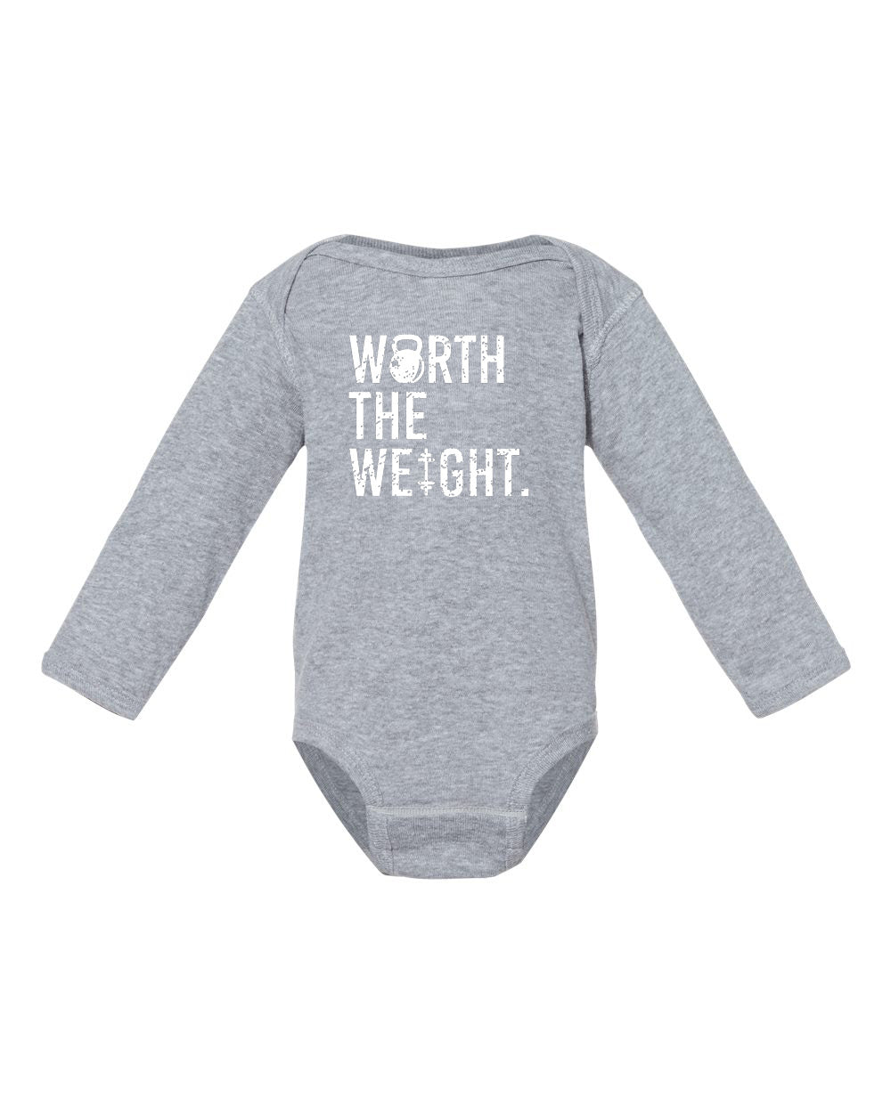 Worth The Weight LONG Sleeve Onesie