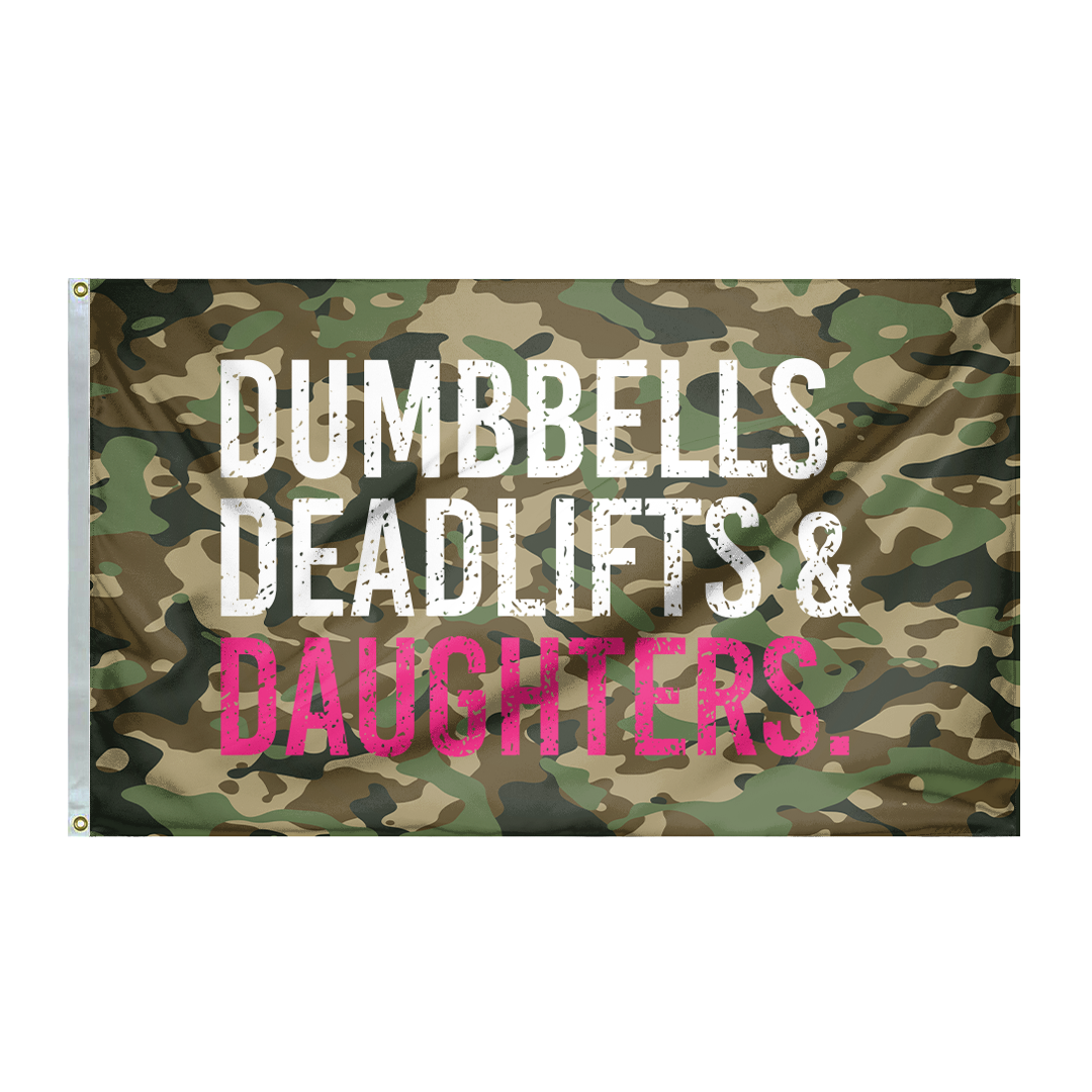Triple D (Dads With Daughters) Flag (Camo)