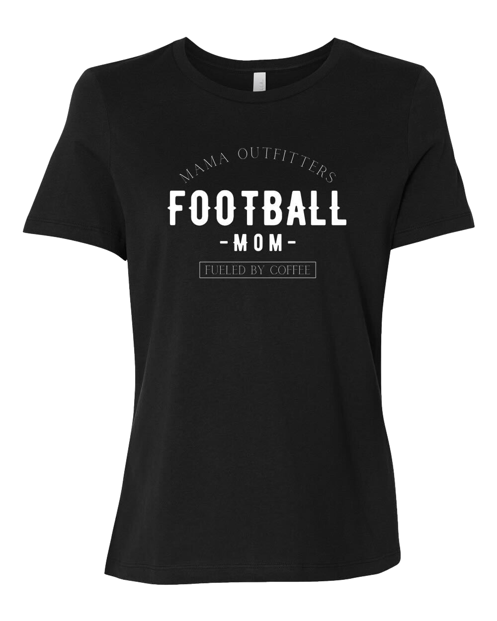 football mom gear Football Mom Shirt, Small / Black