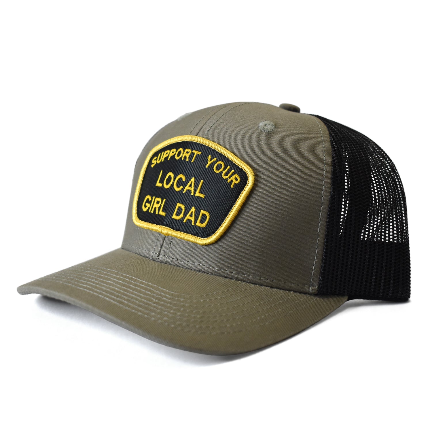 Support Your Local Girl Dad Patch Hat
