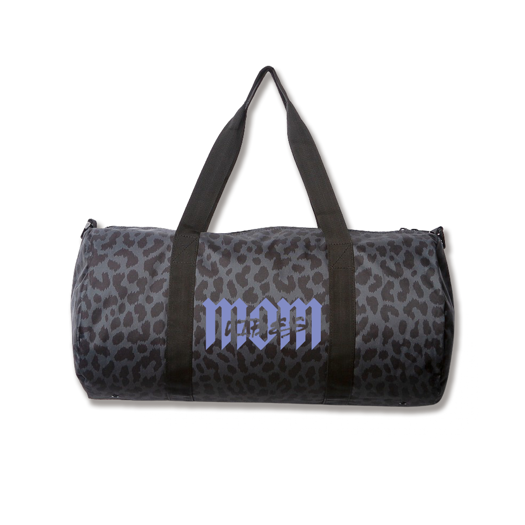 MomVibes All-Purpose Duffel (Black Cheetah)