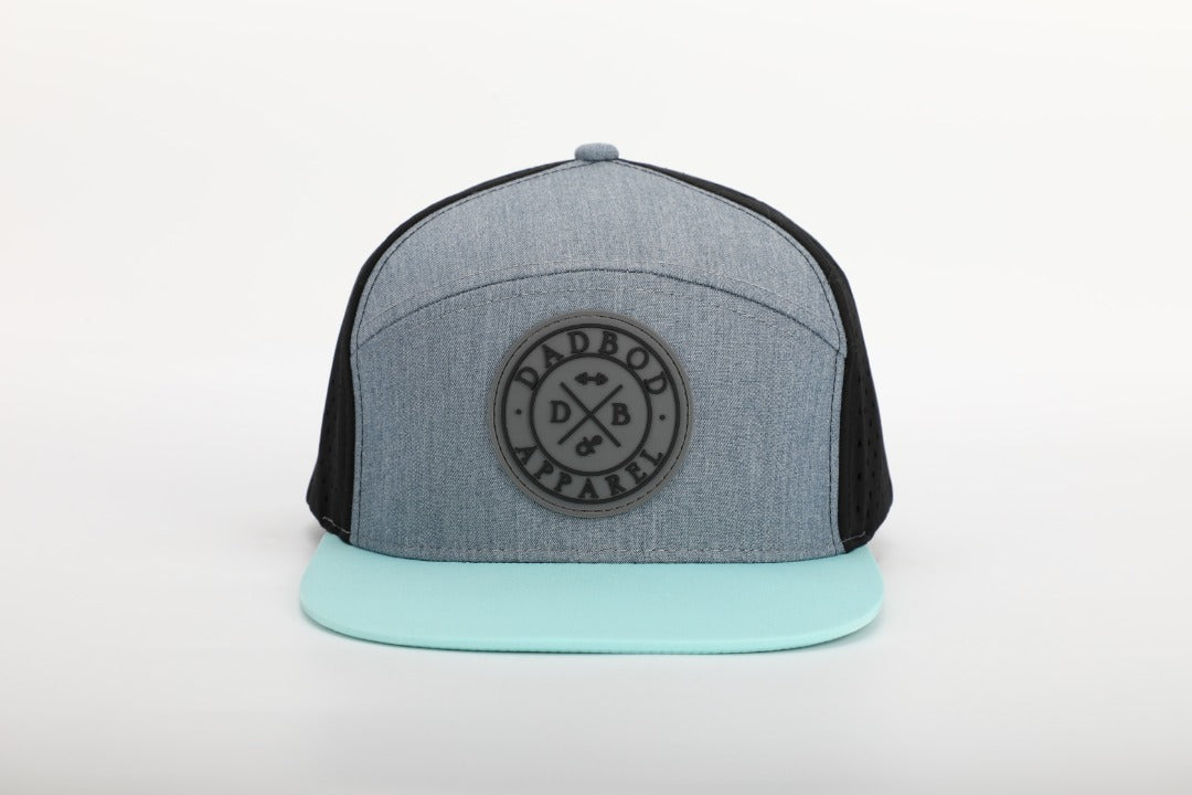 Premium Active 6-Panel Logo Hat (Tri-Color)