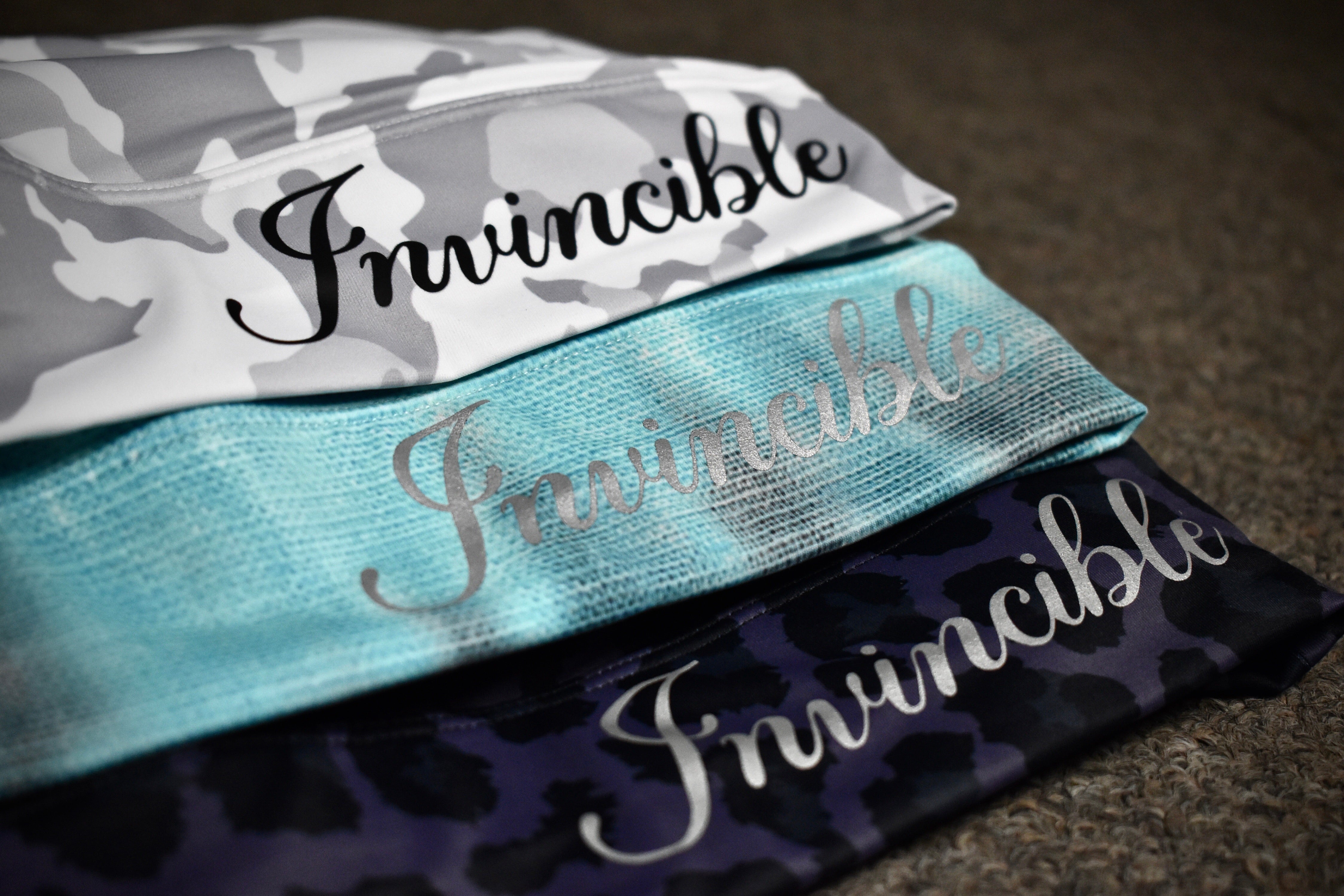 Invincible Sports Bra (White Camo)