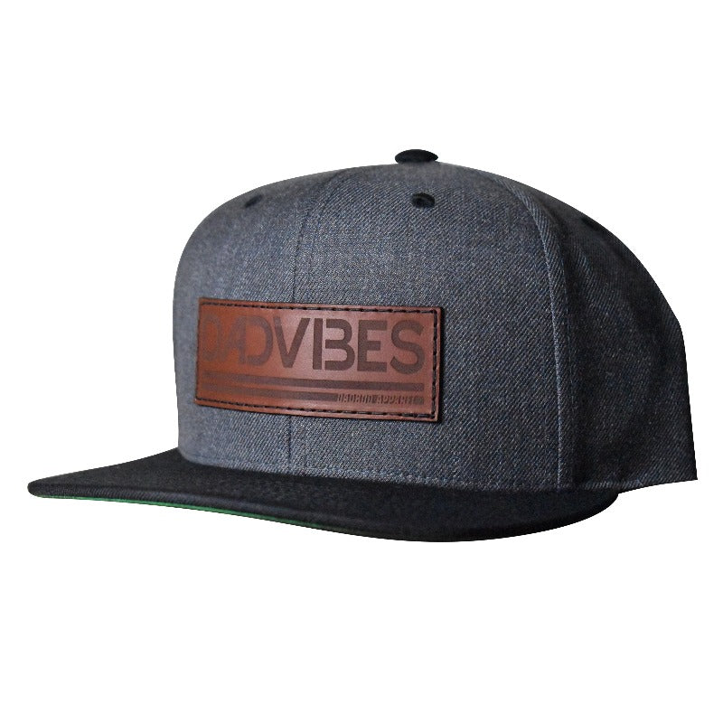 DadVibes Classic - Snapback (Charcoal/Black Bill)