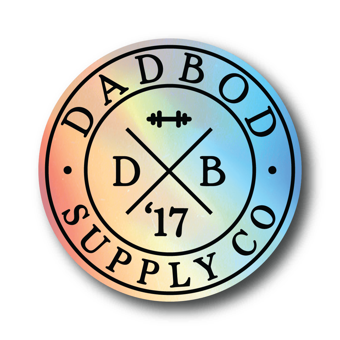 DadBod Logo Sticker (Holographic)