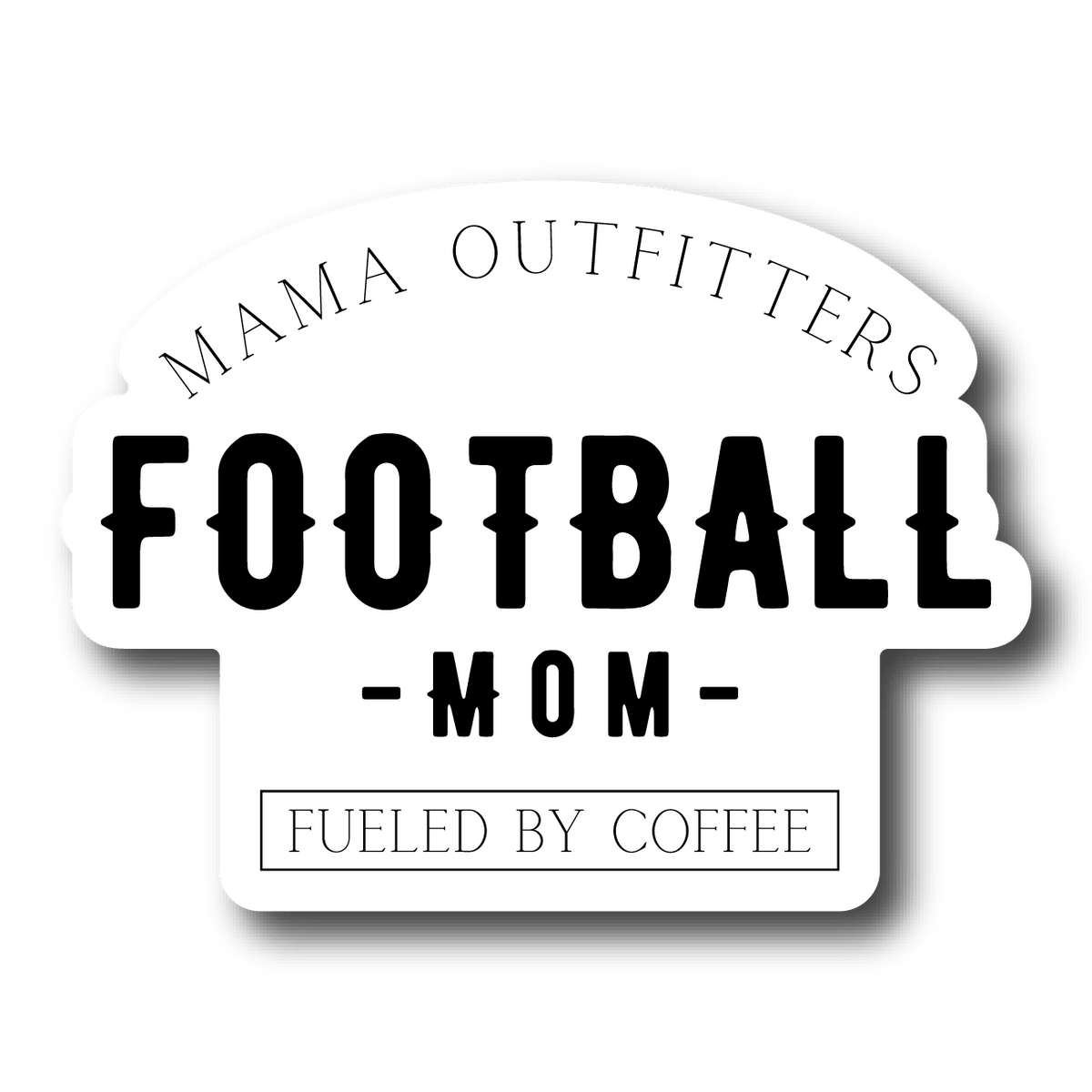 Football MOM Sticker