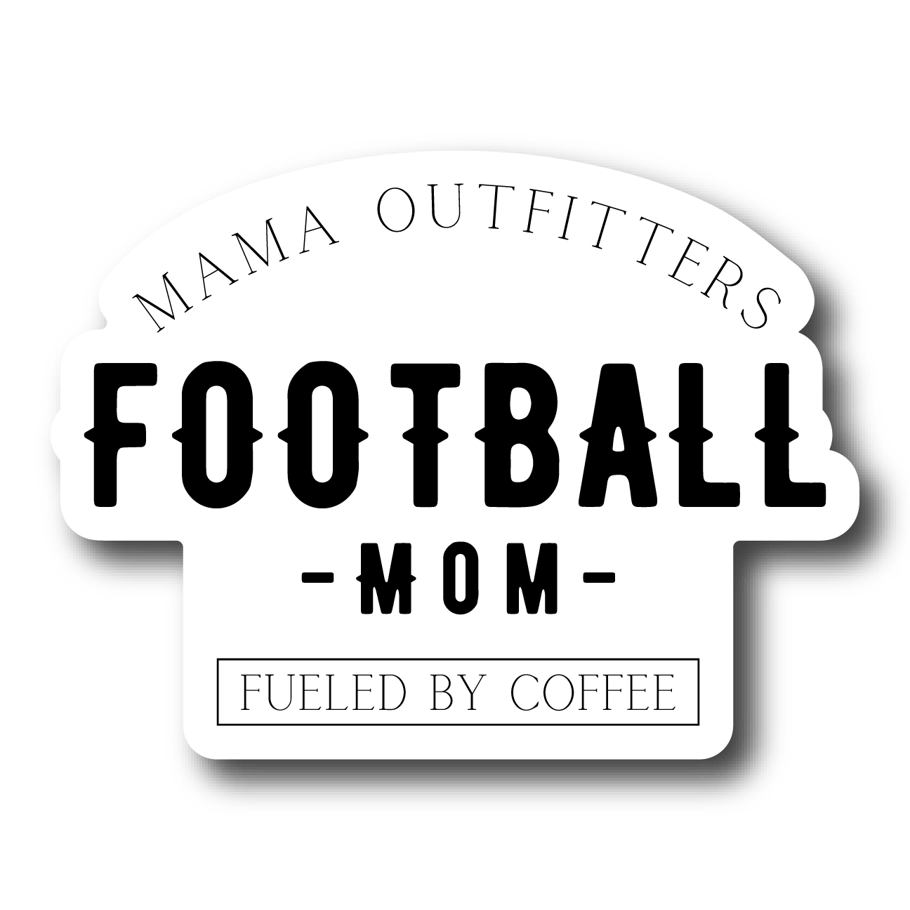 Football MOM Sticker