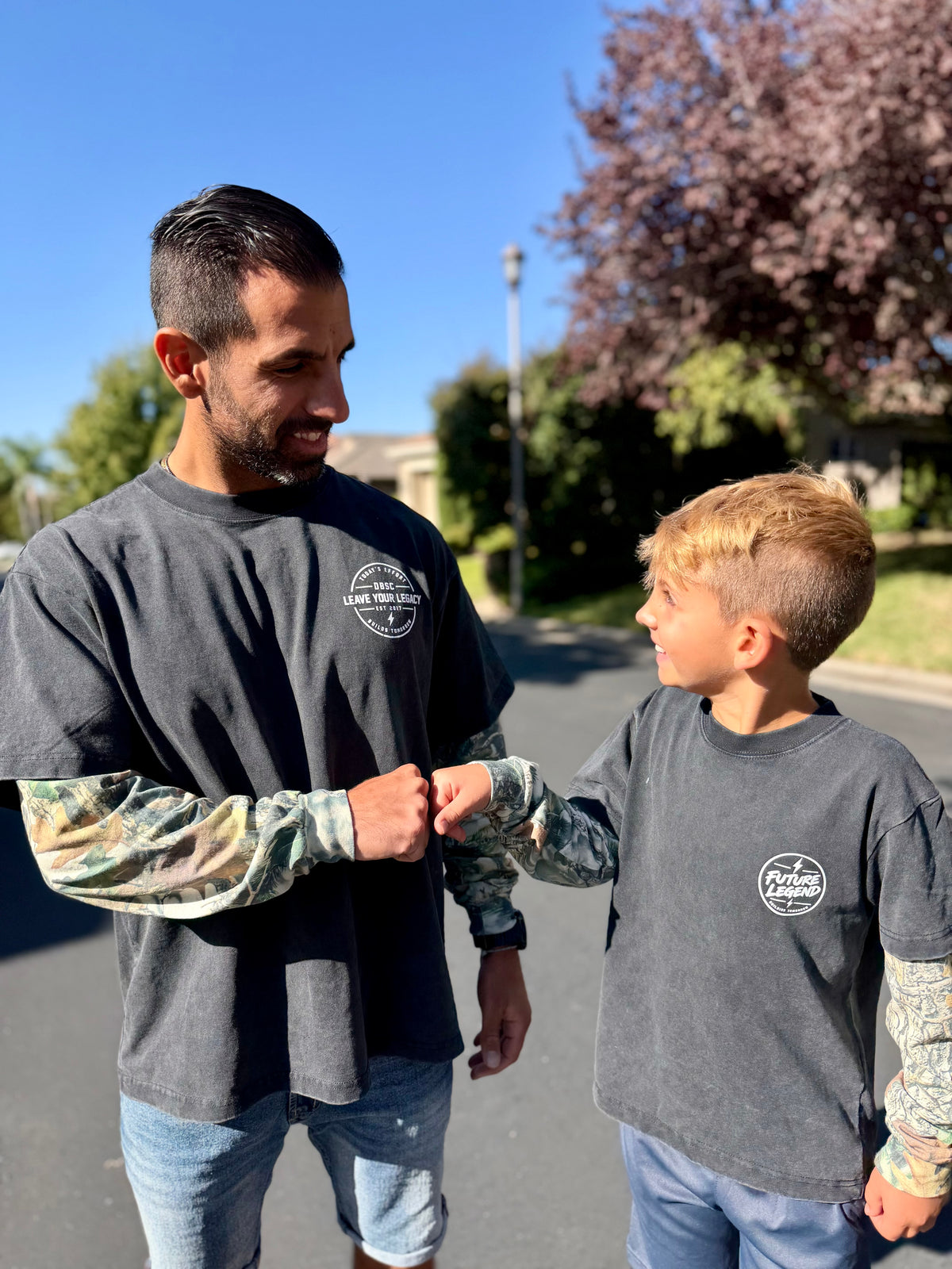Leave Your Legacy - Vintage Black/Tree Camo Long Sleeve