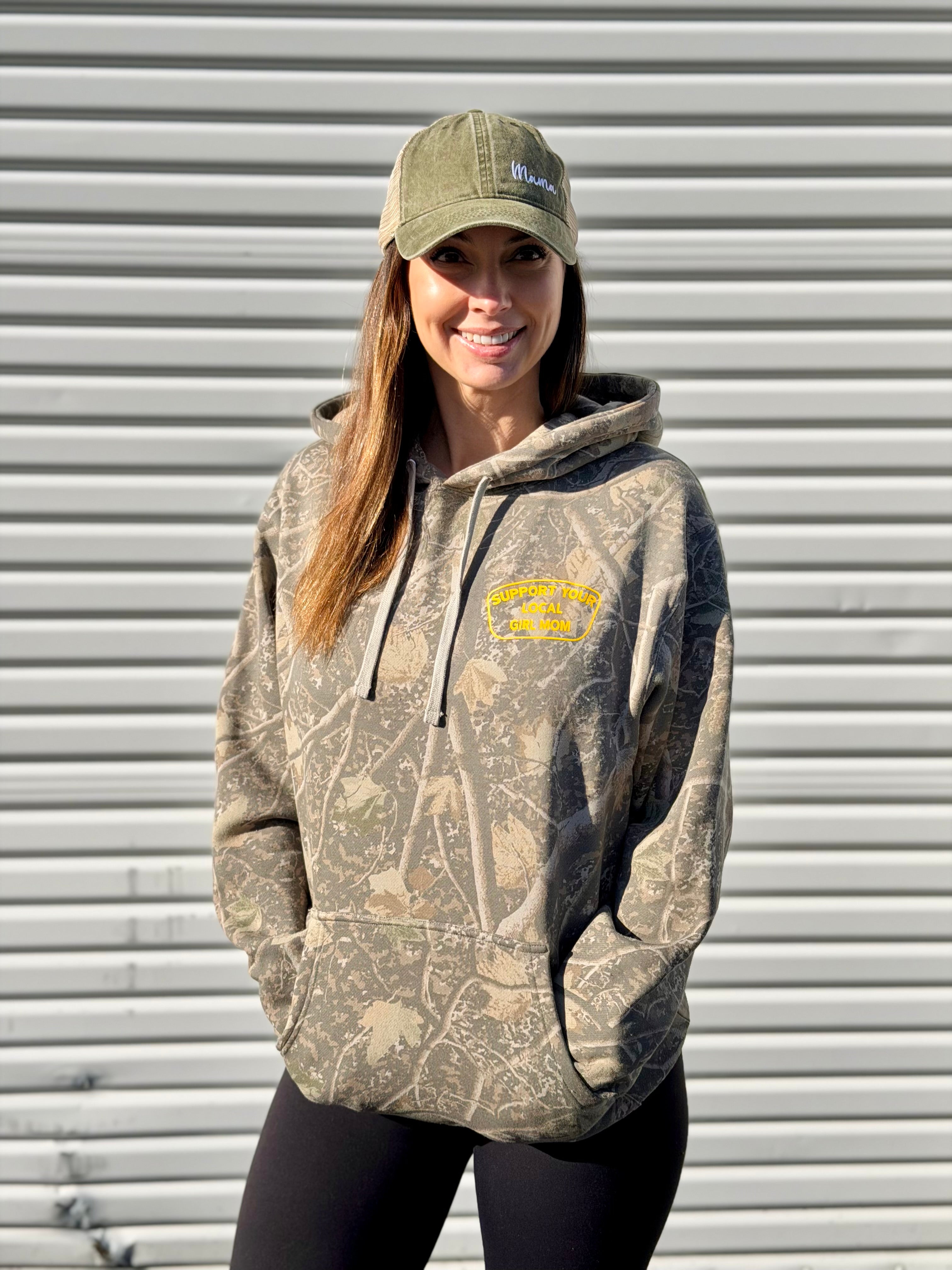 新品未使用 ELVIRA TREE CAMO BOX HOODY パーカー Support Your Local GIRL MOM Tree Camo Hoodie