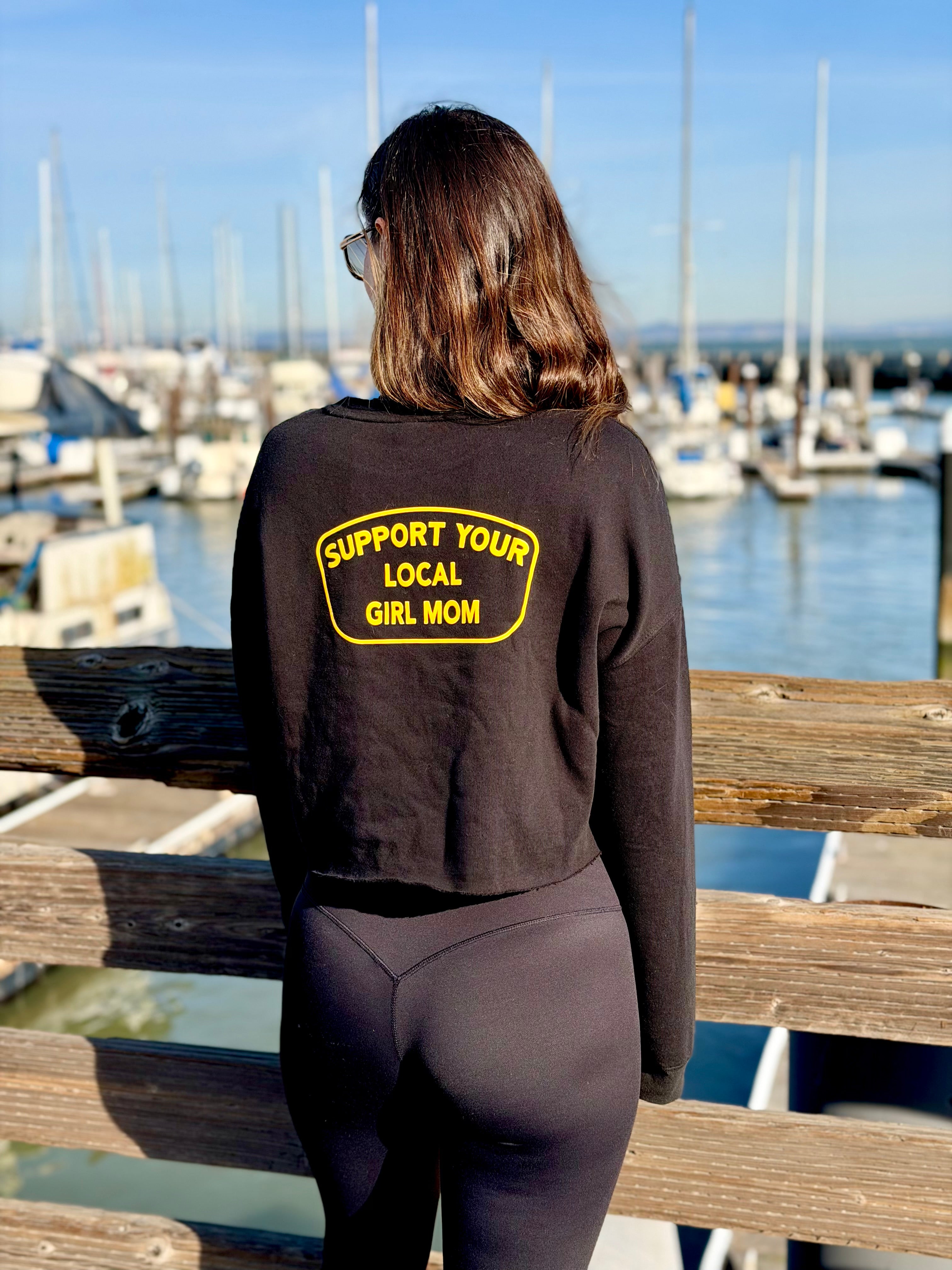 Support Your Local GIRL MOM - Gold Standard Crop
