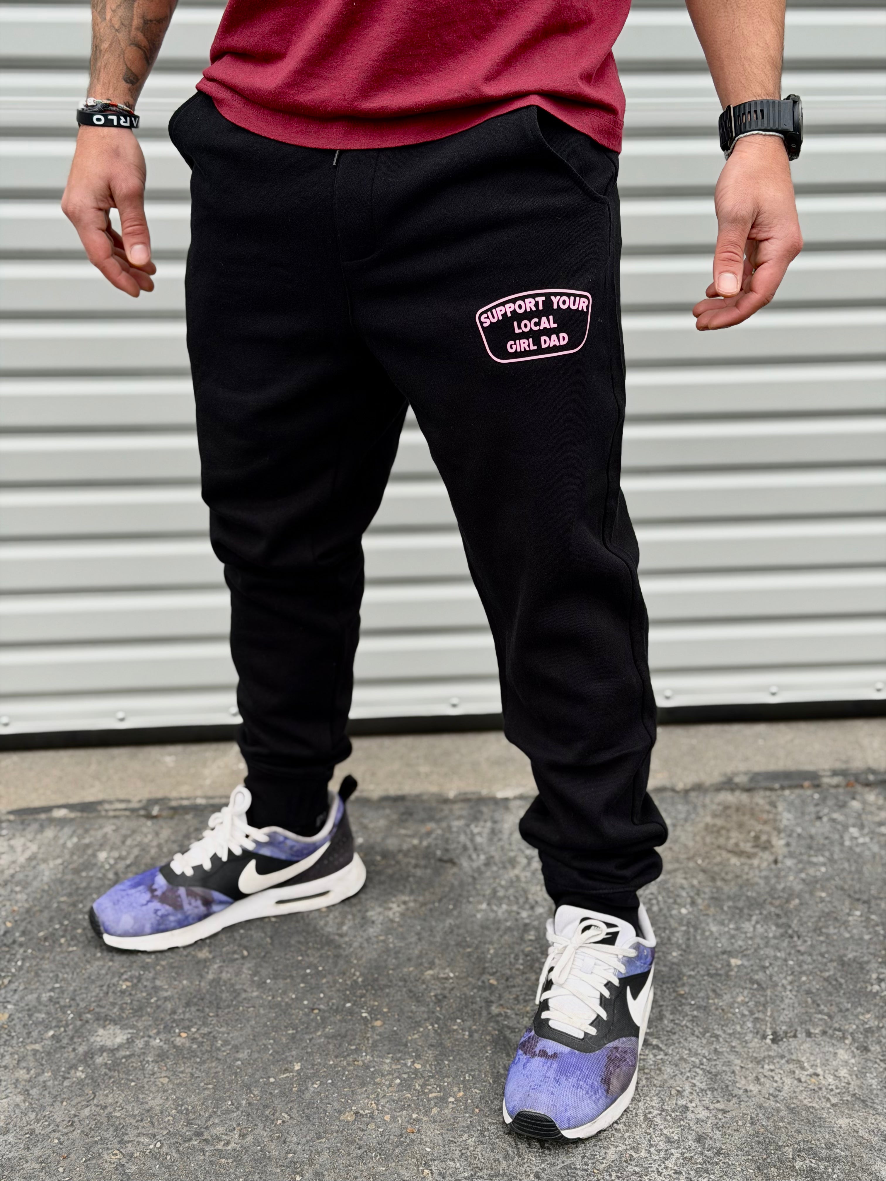Support Your Local Girl Dad Sweat Joggers