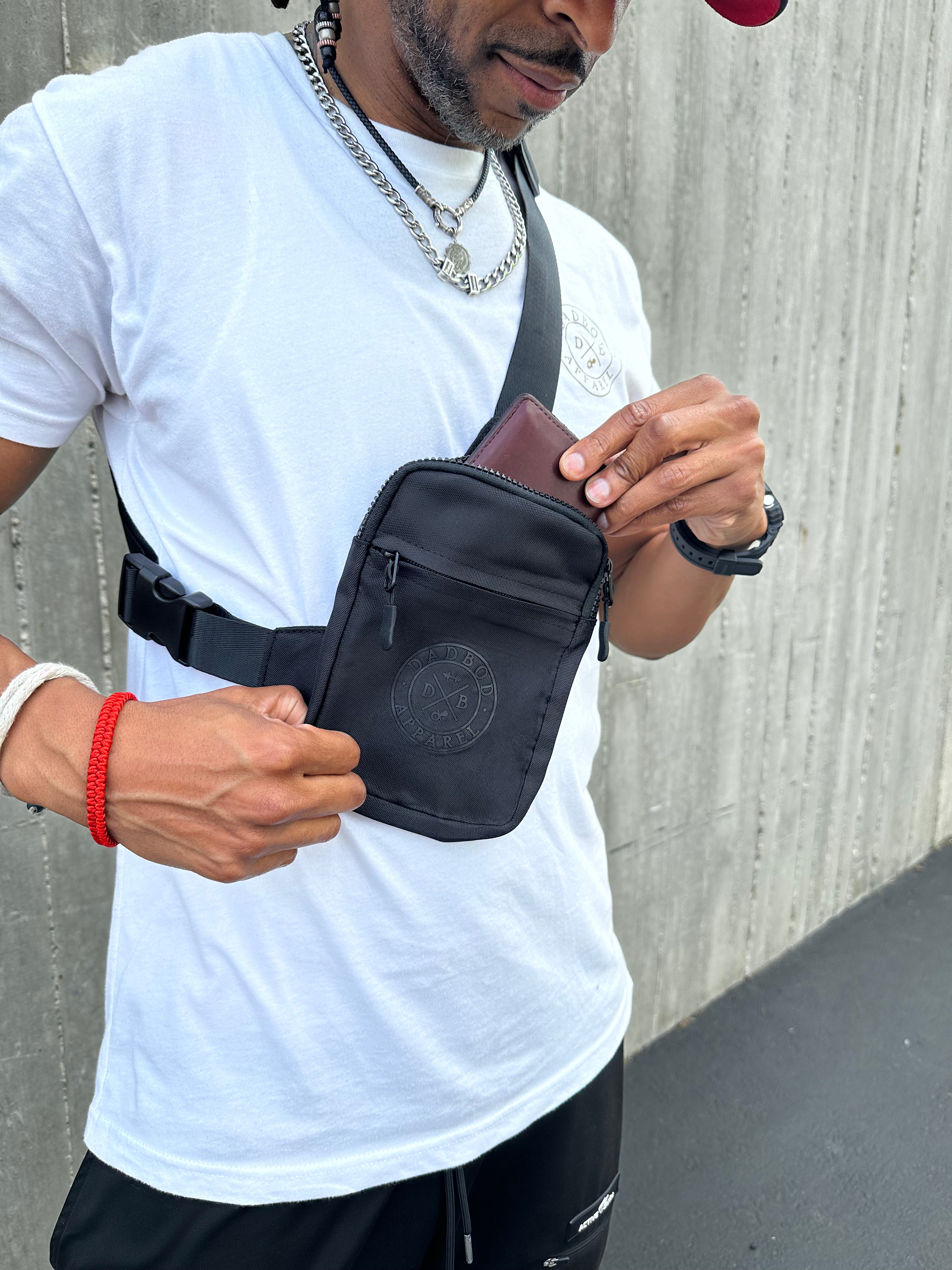 Dadbod Logo Cross Body Bag