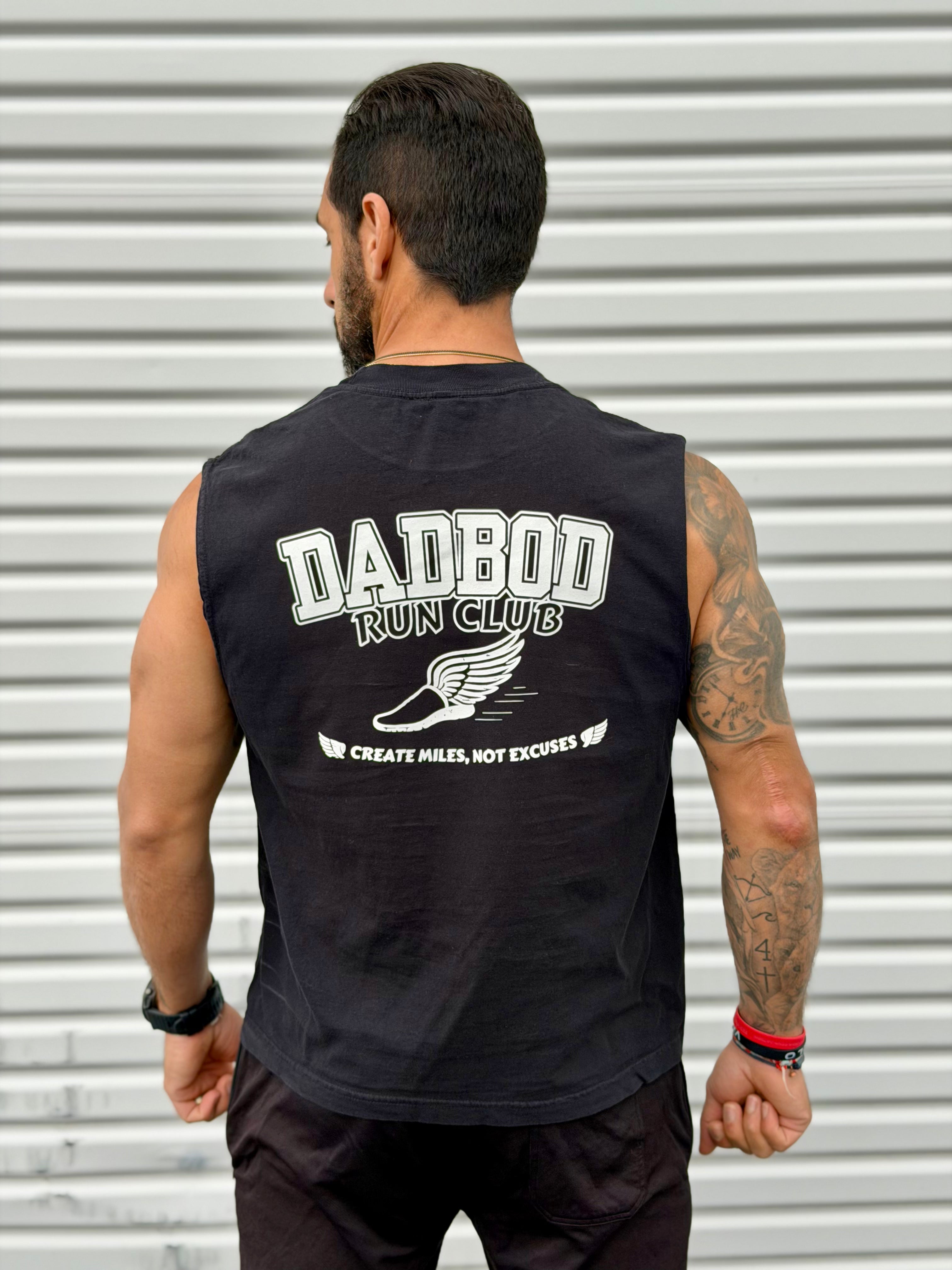 Dadbod Run Club Cut Off Tank