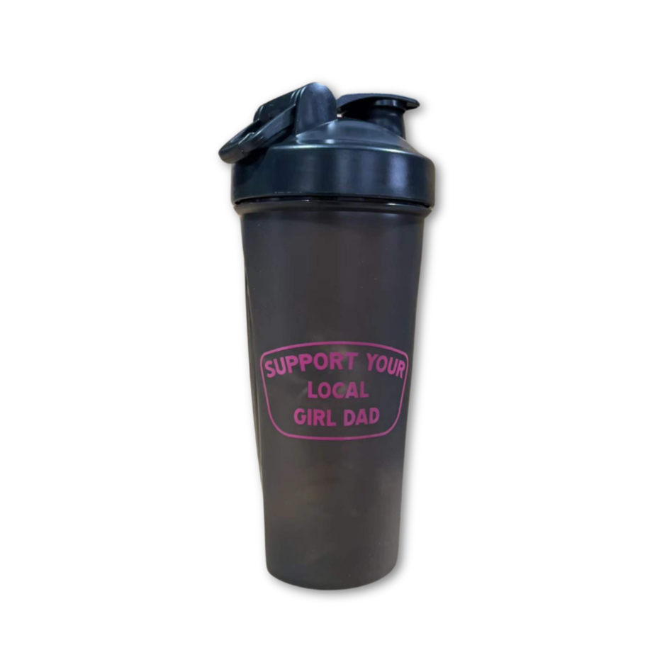 Support Your Local Girl Dad Shaker Cup