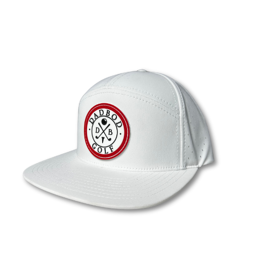 Performance Dadbod Golf 3-D Logo (White)