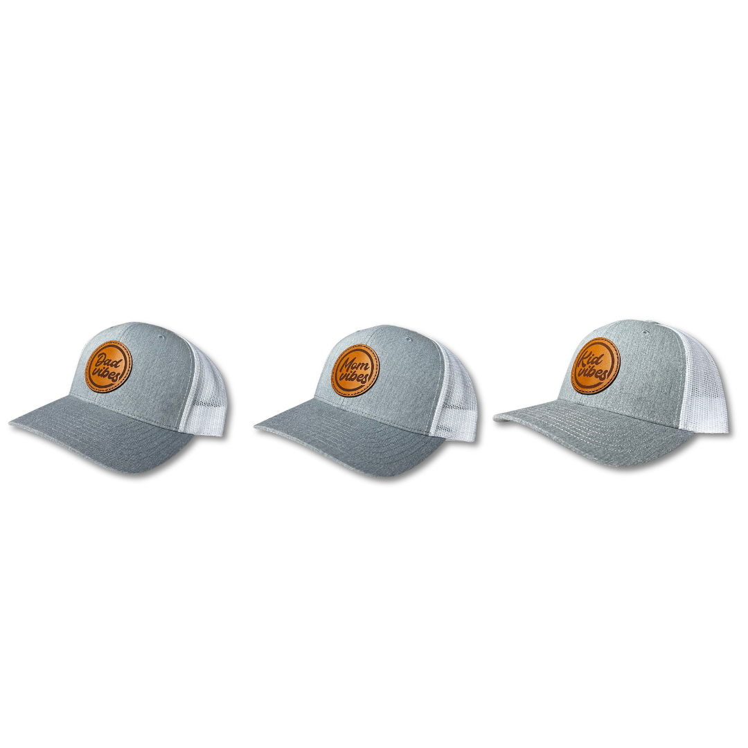 Circle Patch Family Vibe Hat Bundle (3 Hats)