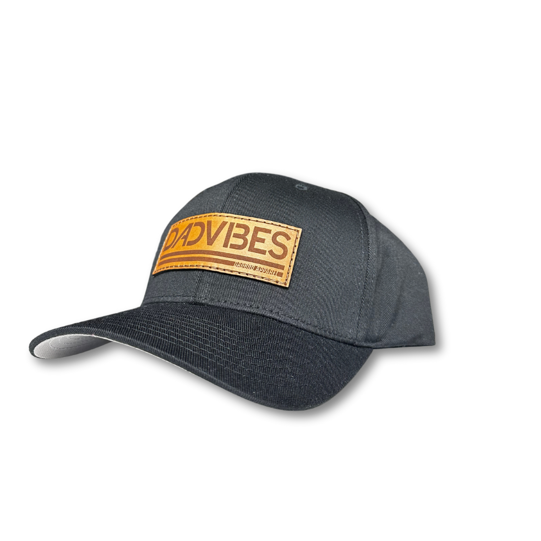 DadVibes Leather Patch Hat (XXL)