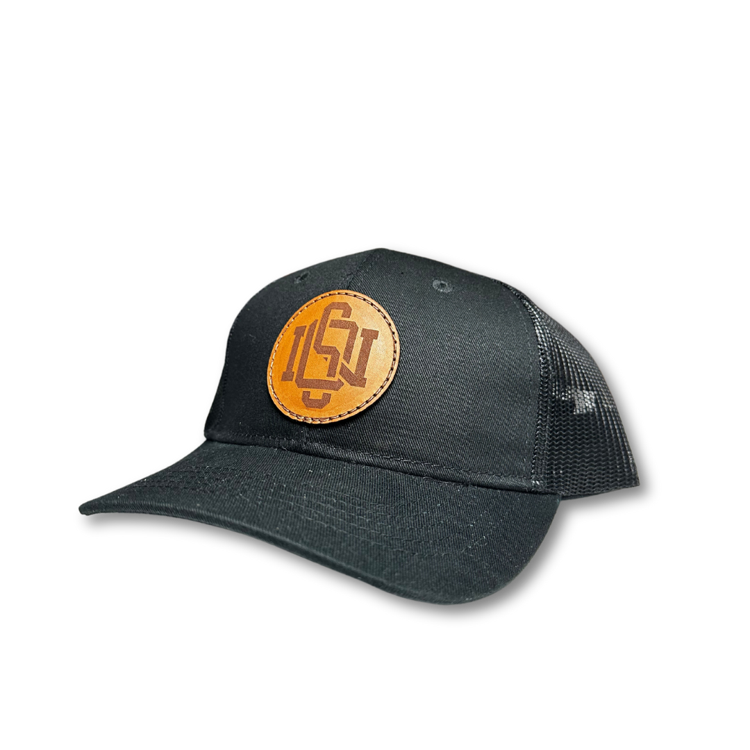 Son Monogram Leather Patch Hat