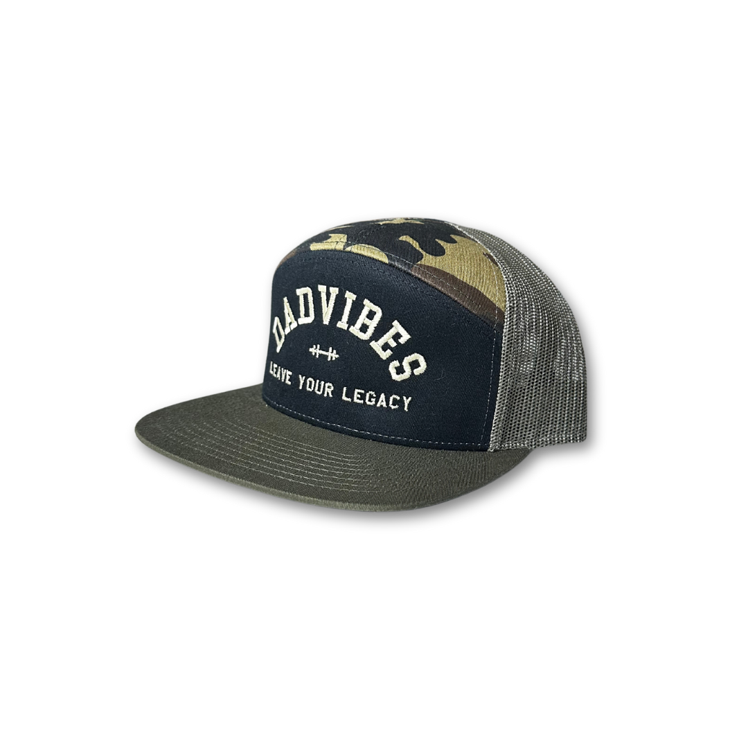 DadVibes 7 Panel Trucker SnapBack